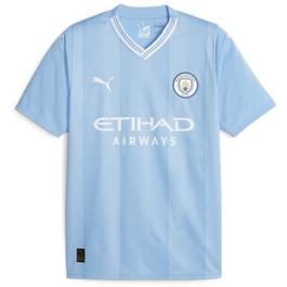 puma Gold Manchester City Home Shirt 2023 2024 Adults