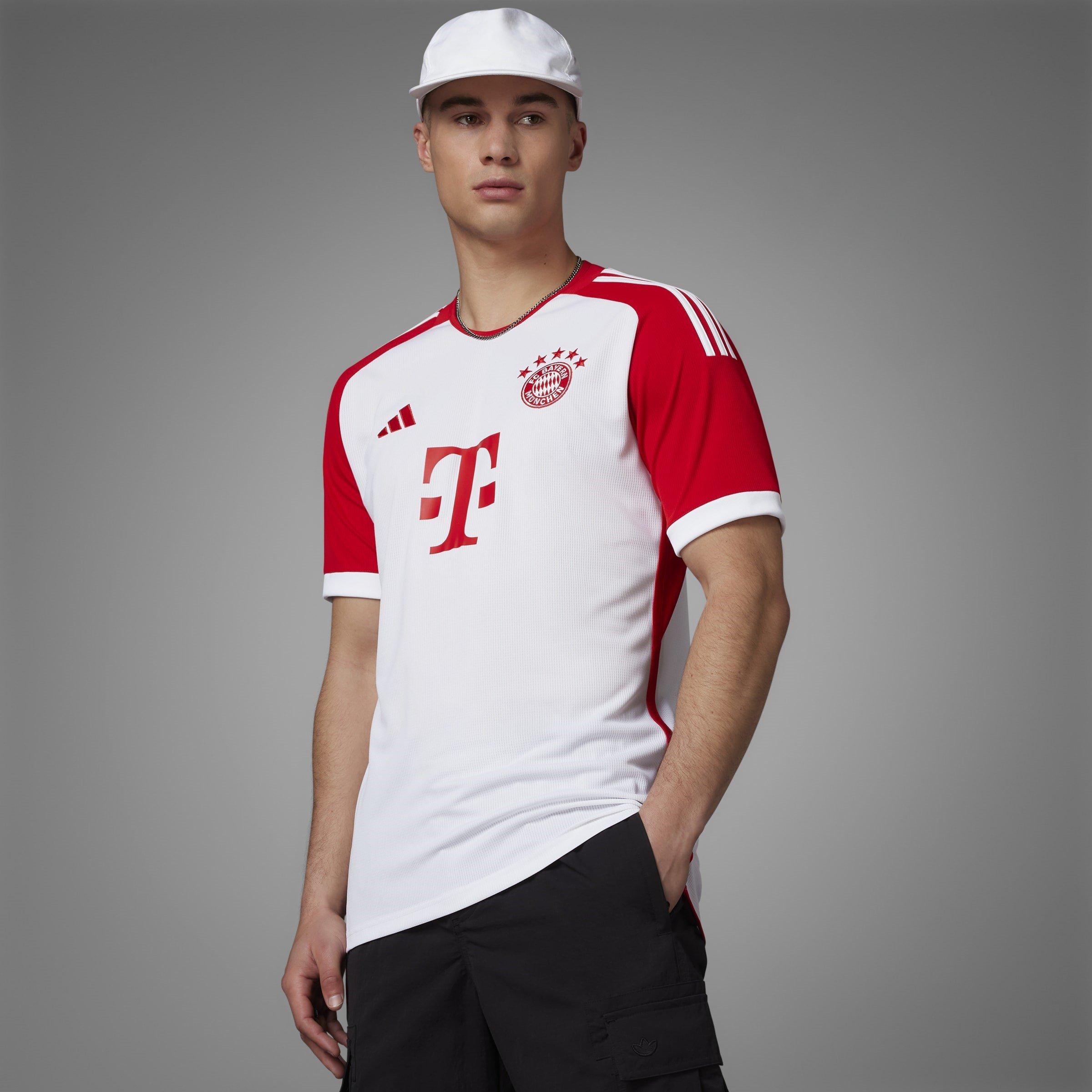 Wit/Rood - adidas - FC Bayern Authentic Kit 2023 2024 Adults - 8
