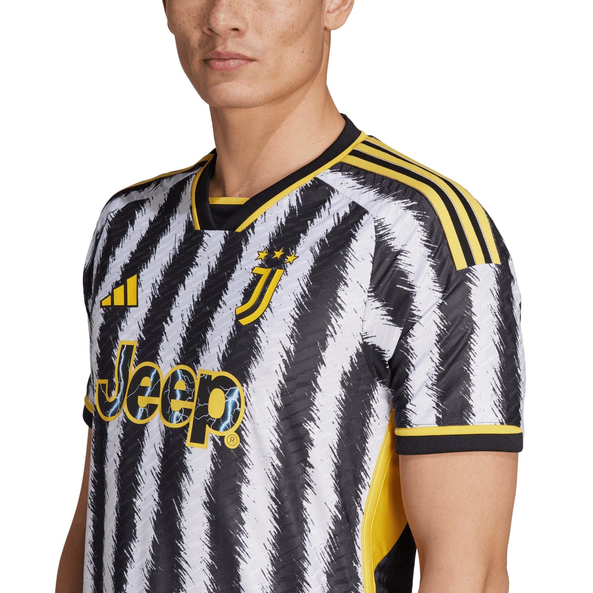 Zwart/Wit - adidas - Juventus Authentic Home Shirt 2023 2024 Adults - 5