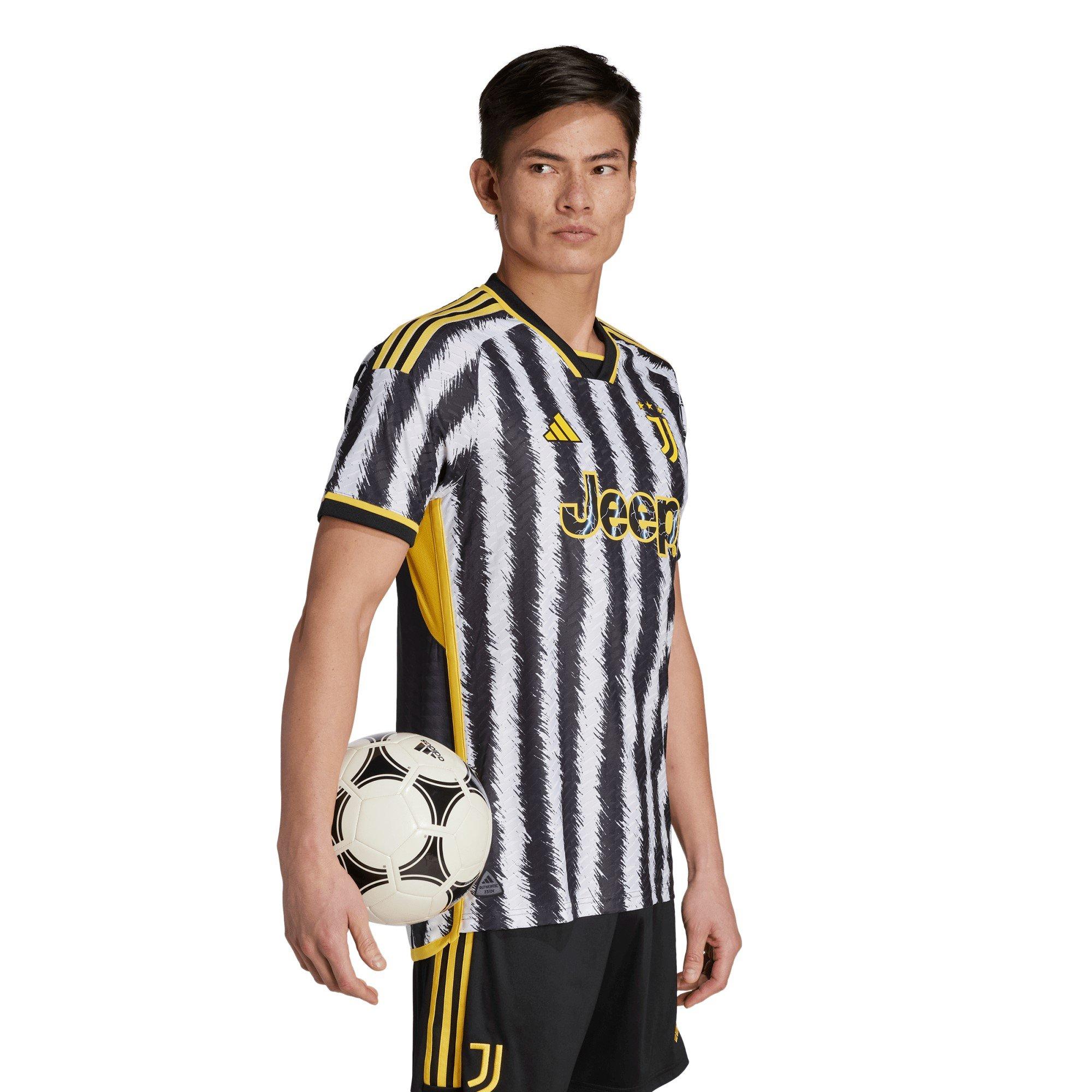Zwart/Wit - adidas - Juventus Authentic Home Shirt 2023 2024 Adults - 7