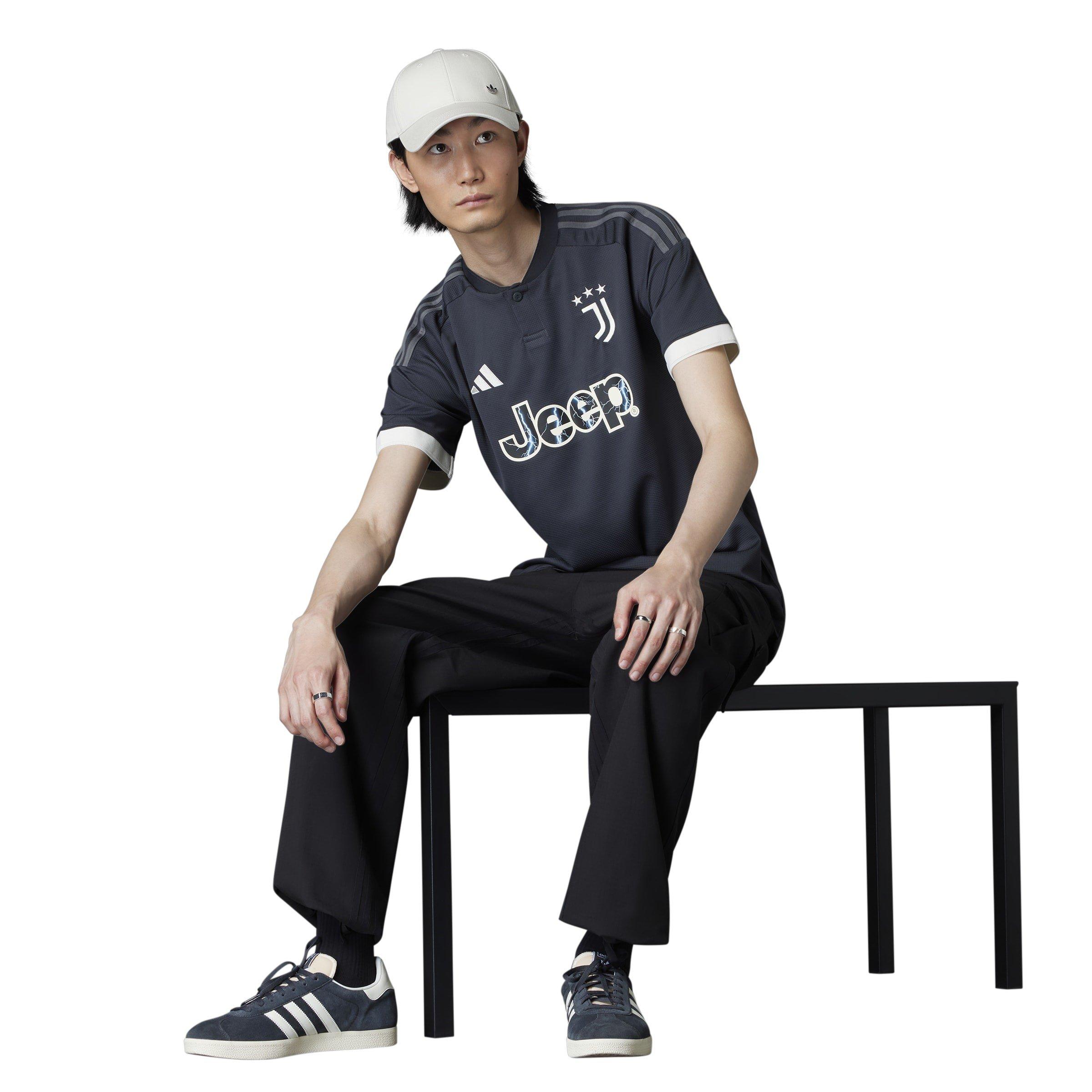 Carbon/White - adidas - Juventus Third Shirt 2023 2024 Adults - 14