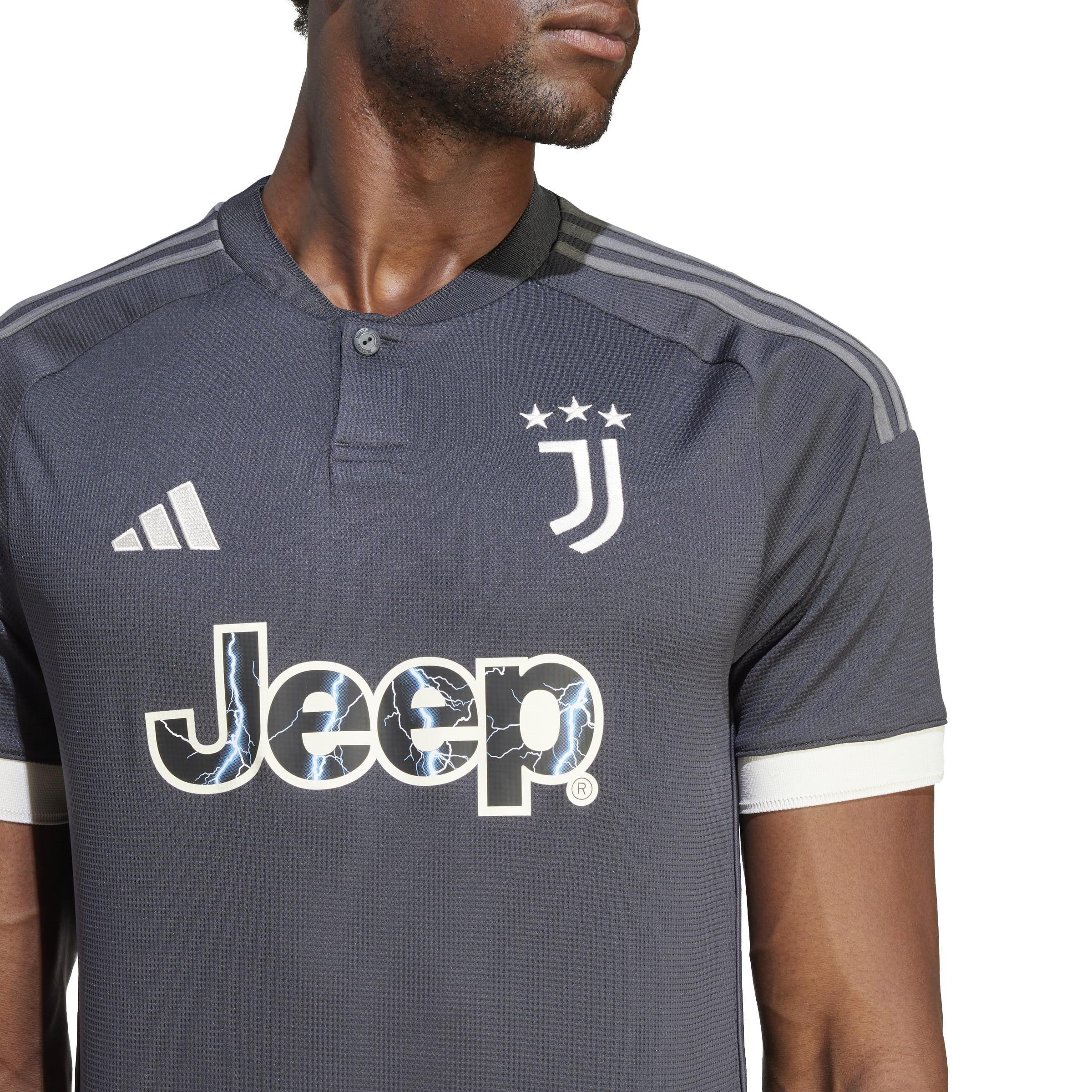 Carbon/White - adidas - Juventus Third Shirt 2023 2024 Adults - 7