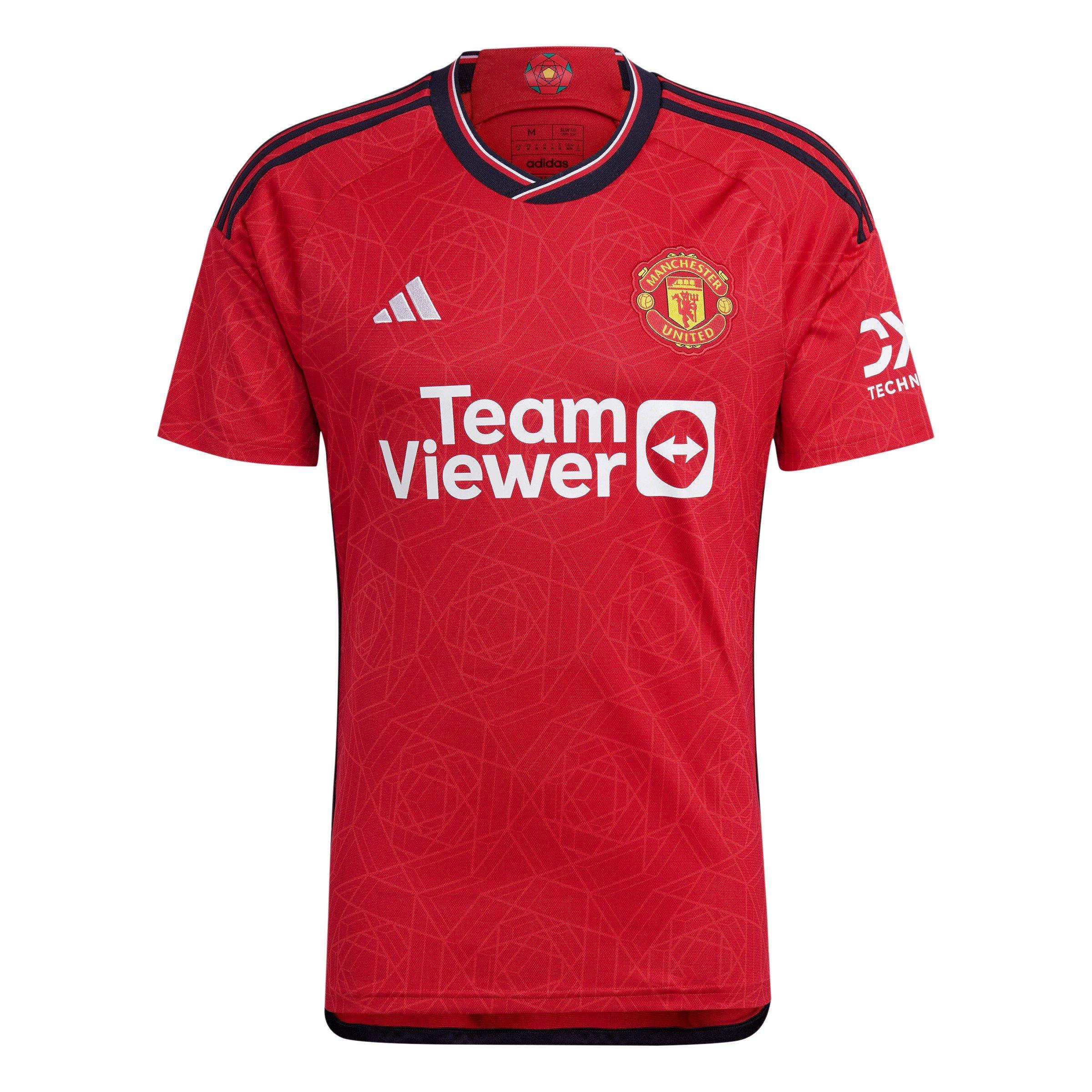 Team Red - adidas - Manchester United Home Shirt 2023 2024 Adults - 1