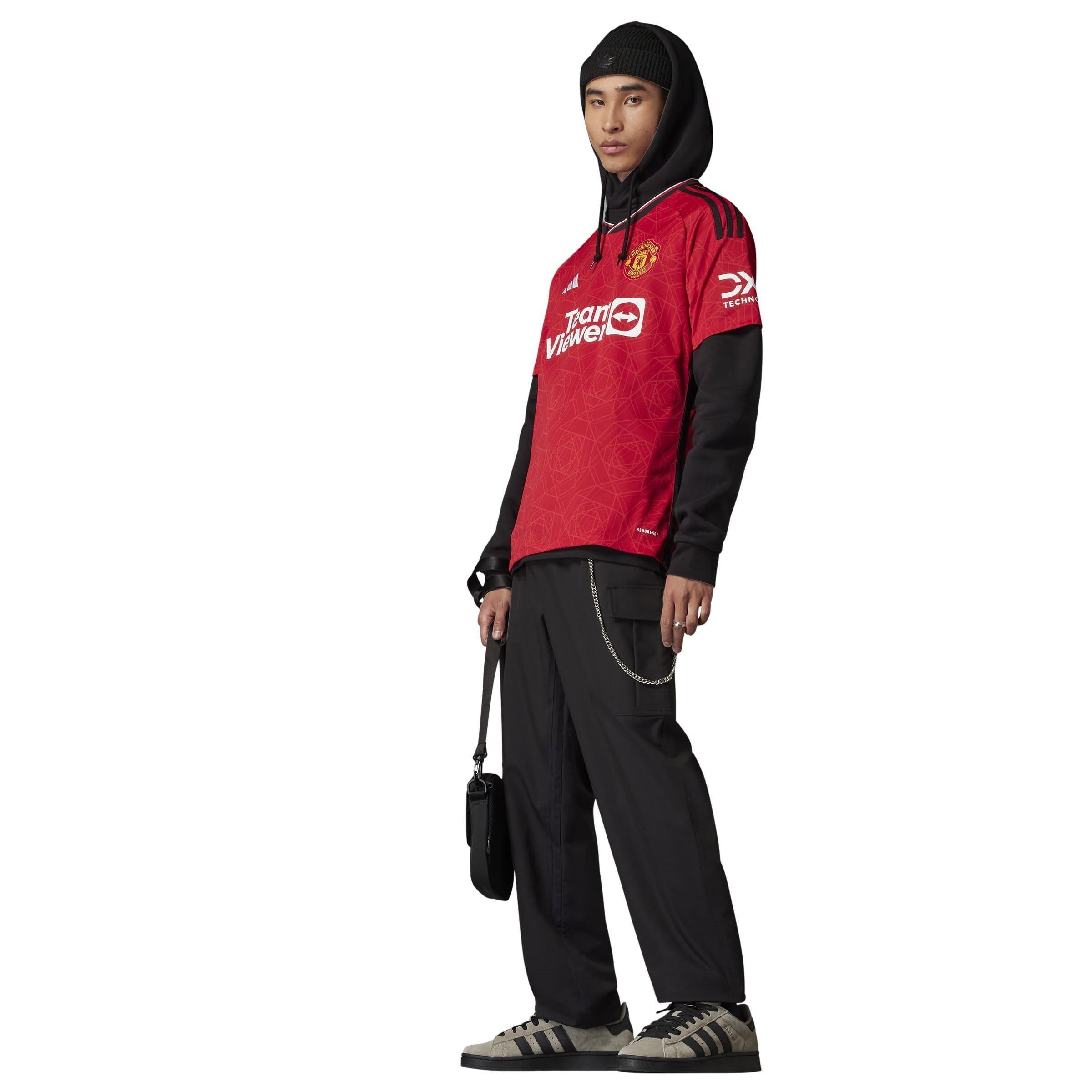 Équipe Rouge - adidas - Manchester United Home Shirt 2023 2024 Adults - 12