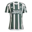 Vert/Blanc - adidas - Manchester United Away Shirt 2023 2024 Adults - 1