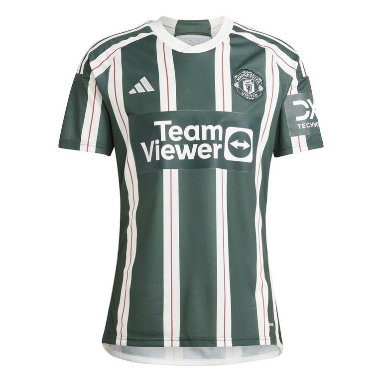 Vert/Blanc - adidas - Manchester United Away Shirt 2023 2024 Adults - 1