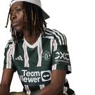 Vert/Blanc - adidas - Manchester United Away Shirt 2023 2024 Adults - 10