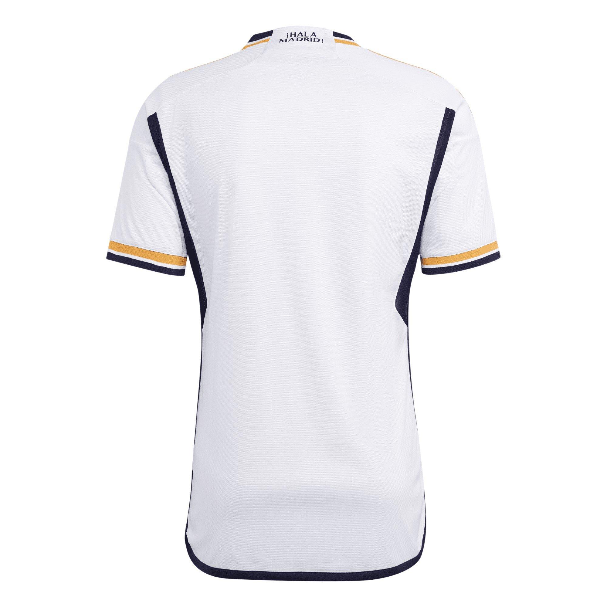 Hvid/Guld - adidas - Real Madrid Home Shirt 2023 2024 Adults - 2
