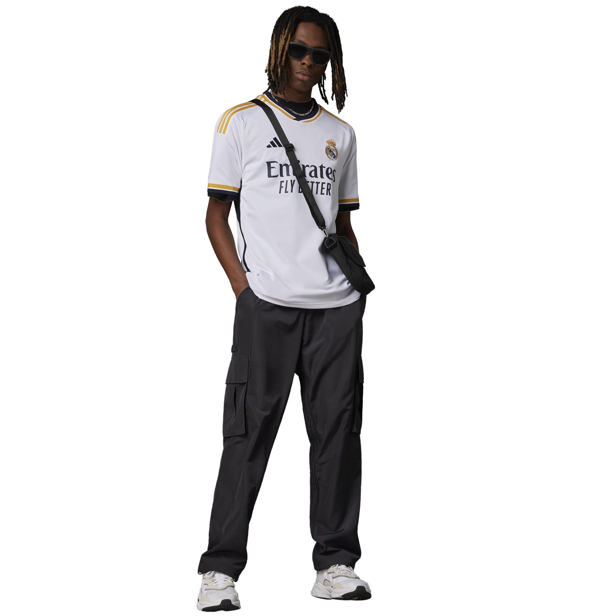 Hvid/Guld - adidas - Real Madrid Home Shirt 2023 2024 Adults - 14