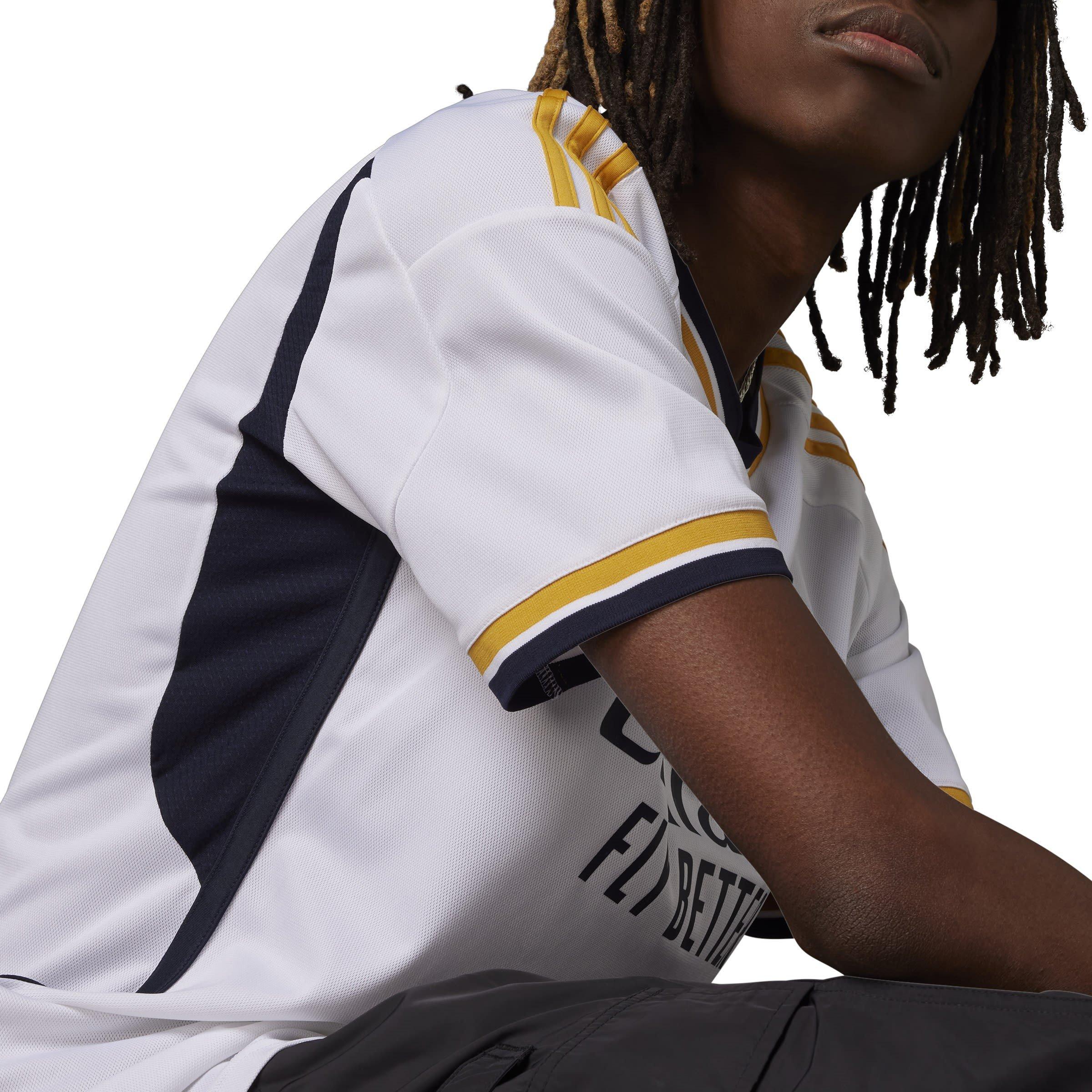 Hvid/Guld - adidas - Real Madrid Home Shirt 2023 2024 Adults - 15