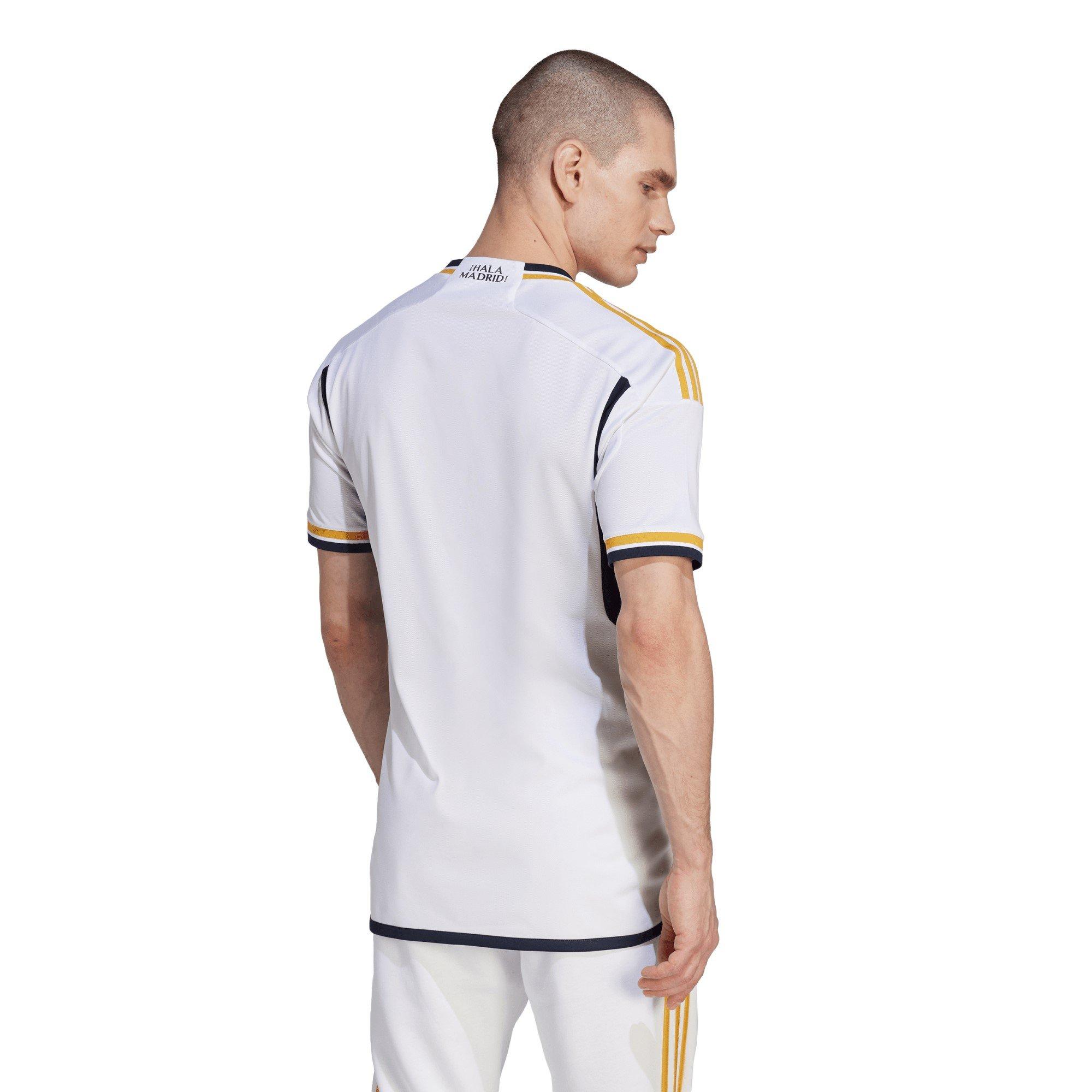 Hvid/Guld - adidas - Real Madrid Home Shirt 2023 2024 Adults - 4