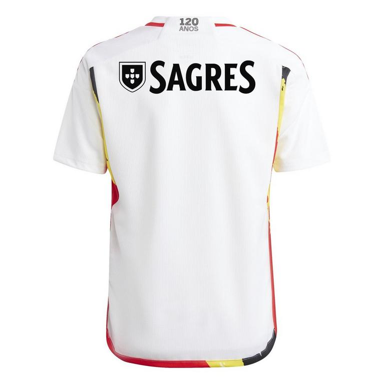 Blanc - adidas - Benfica Third Shirt 2023 2024 Juniors - 2