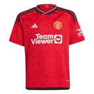 Team Rot - adidas - Manchester United Home Shirt 2023 2024 Juniors - 1