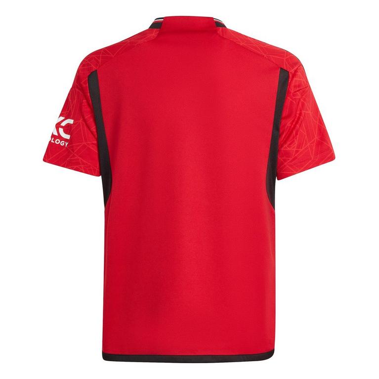 Team Rot - adidas - Manchester United Home Shirt 2023 2024 Juniors - 6