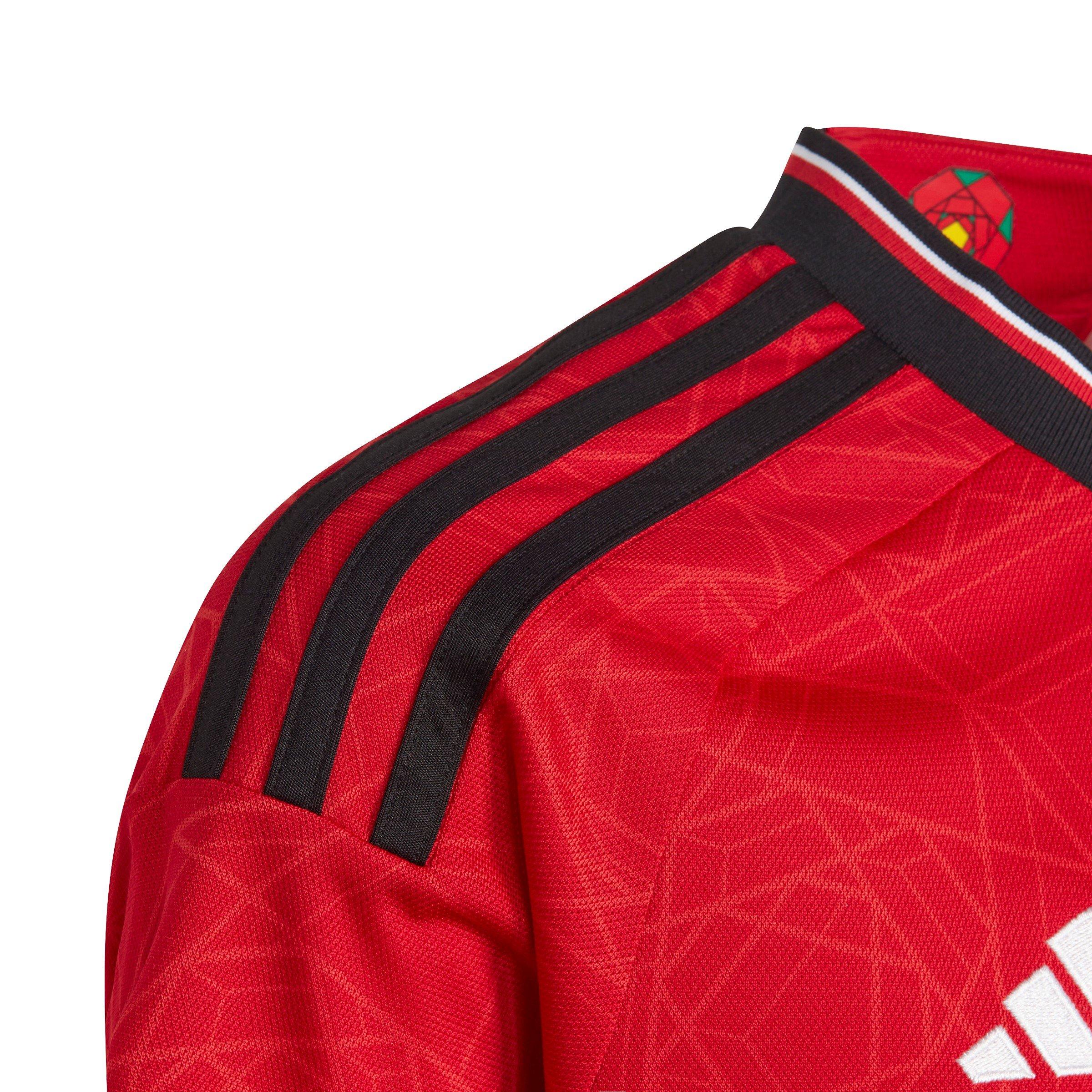 Team Red - adidas - Manchester United Home Shirt 2023 2024 Juniors - 5