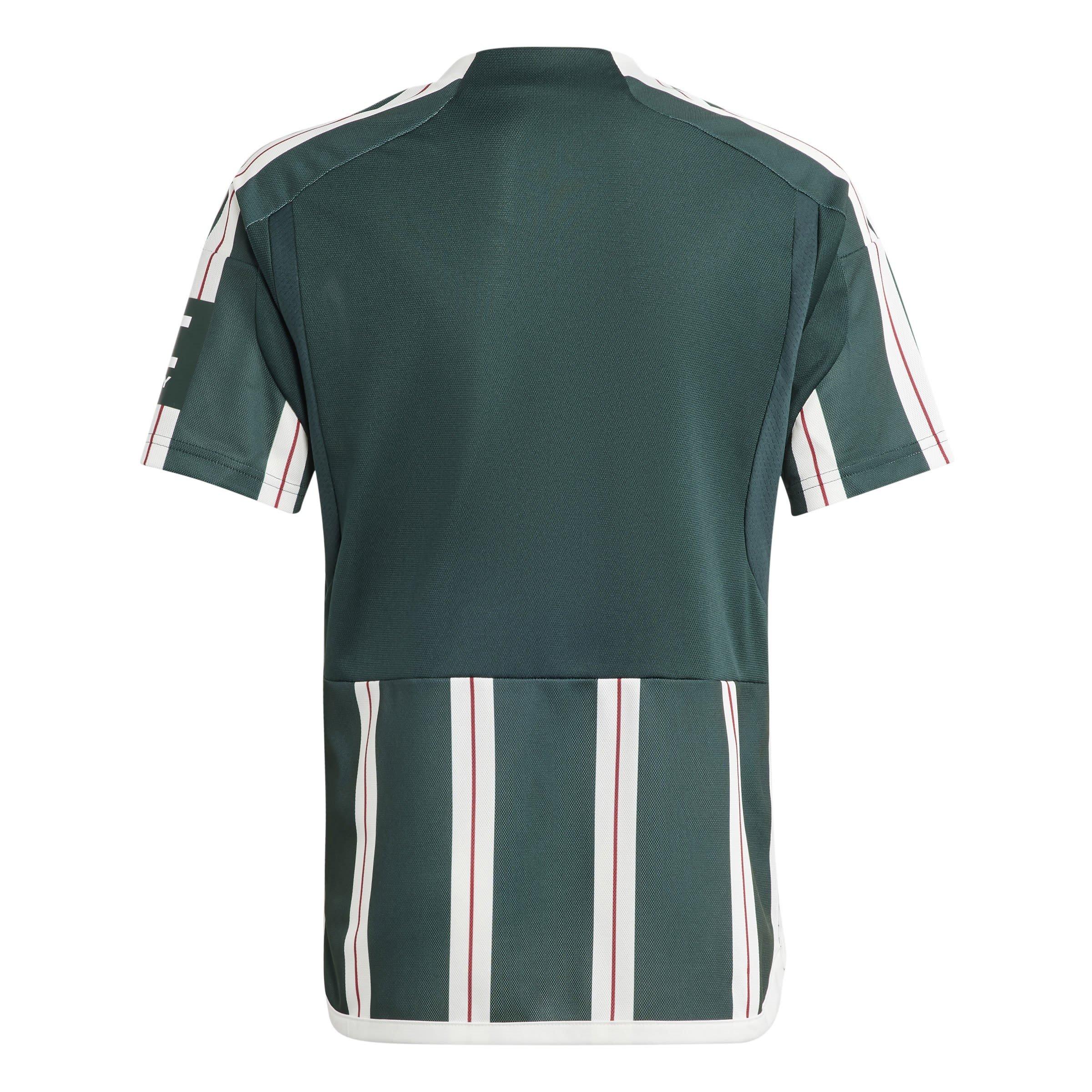Verde/Branco - adidas - Manchester United Away Shirt 2023 2024 Junior - 5