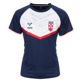 OXEN England Rugby League Training T Shirt Mens