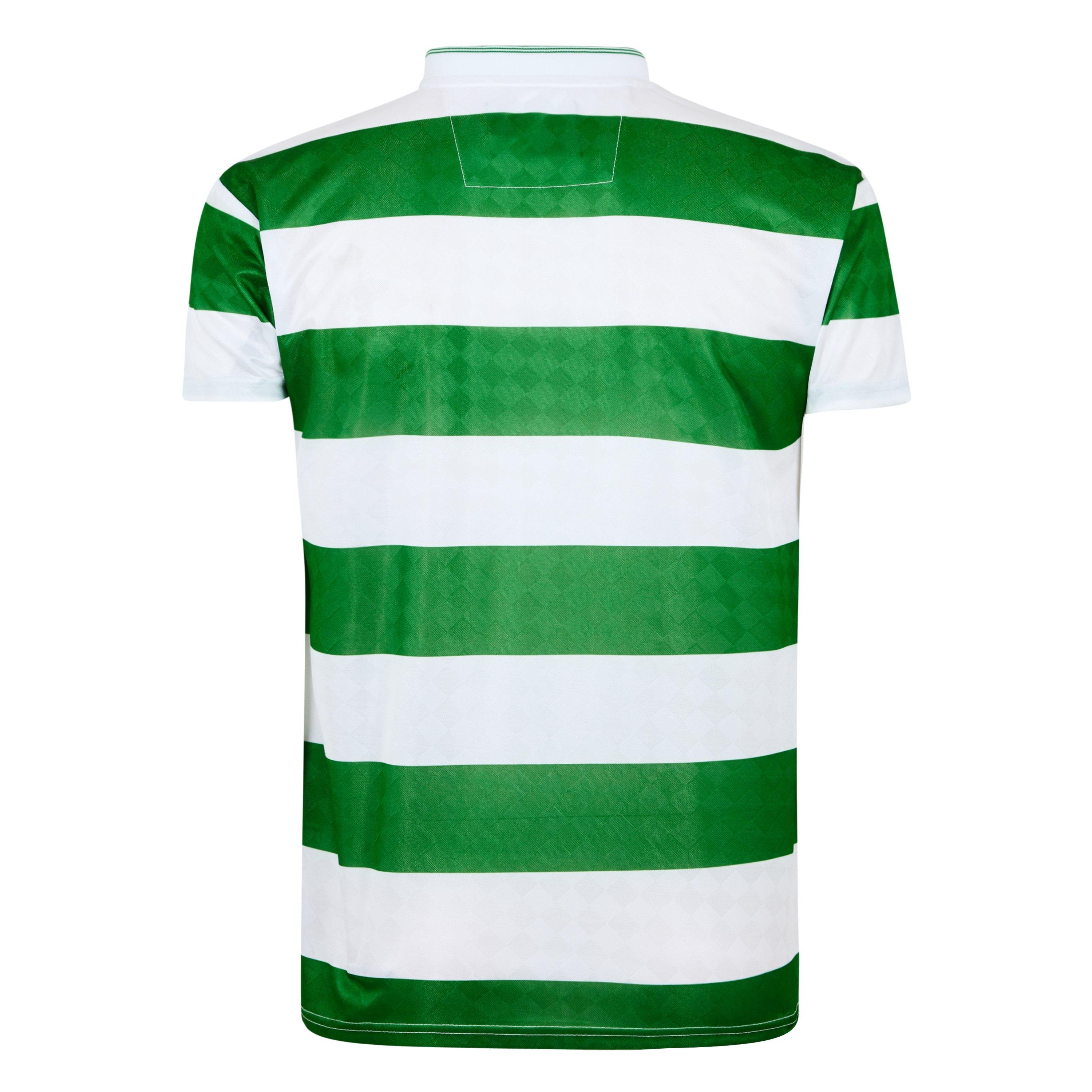 Team Celtic Retro Home Shirt 1988 Adults | Sports Direct