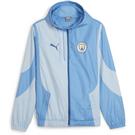 Bleu/Argenté - Puma - Topman Sweat-shirt à monogramme brodé Blanc - 1