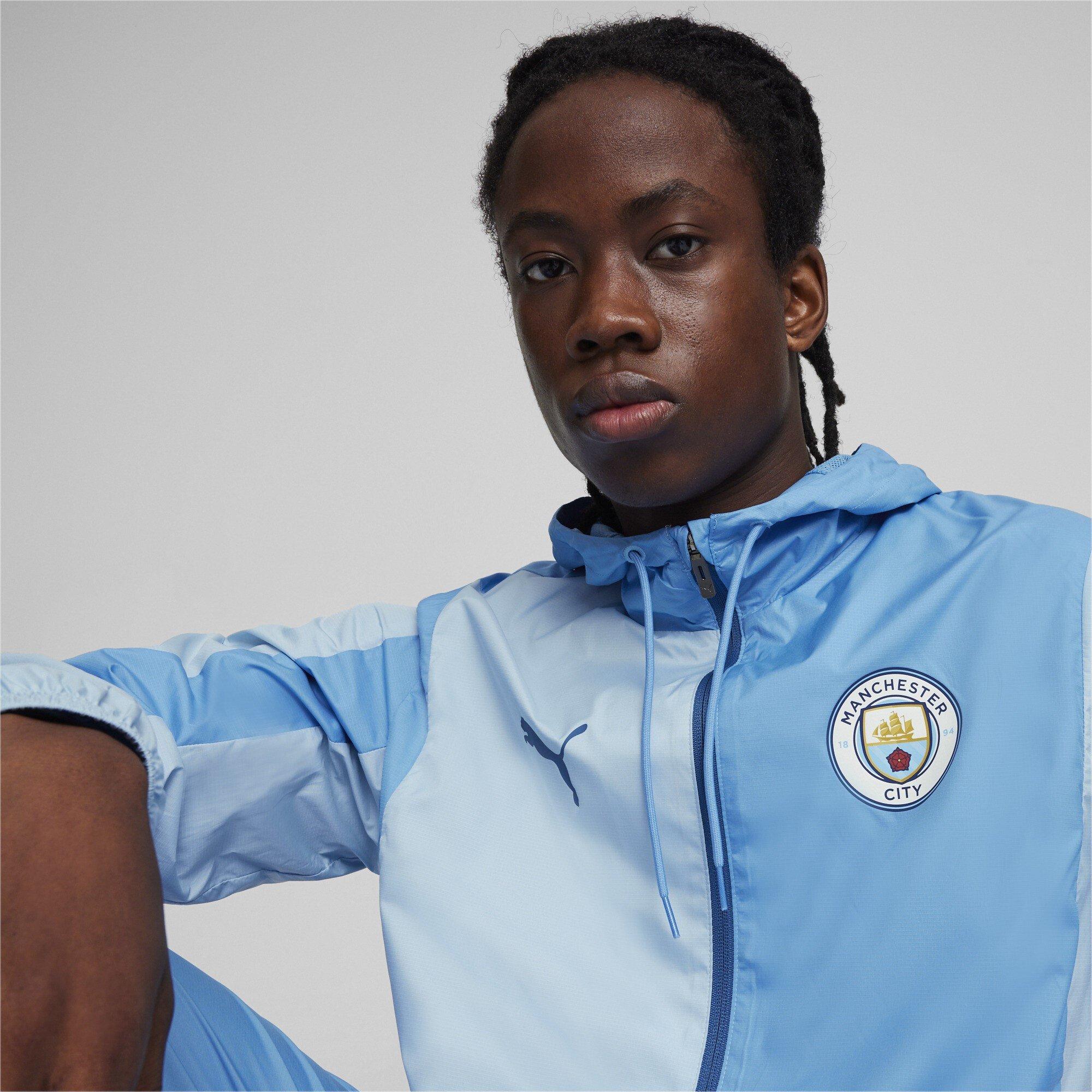 Blu/Argento - Puma - Manchester City Pre-Match Woven Jacket Adults - 6