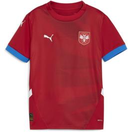 puma branding Serbia Home Shirt 2024 Junior