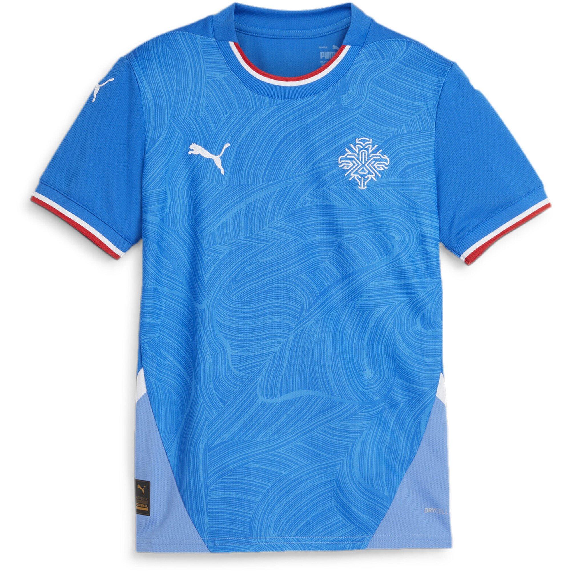 Blue/White - Puma - PUMA Iceland Home Shirt 2024 Juniors - 1