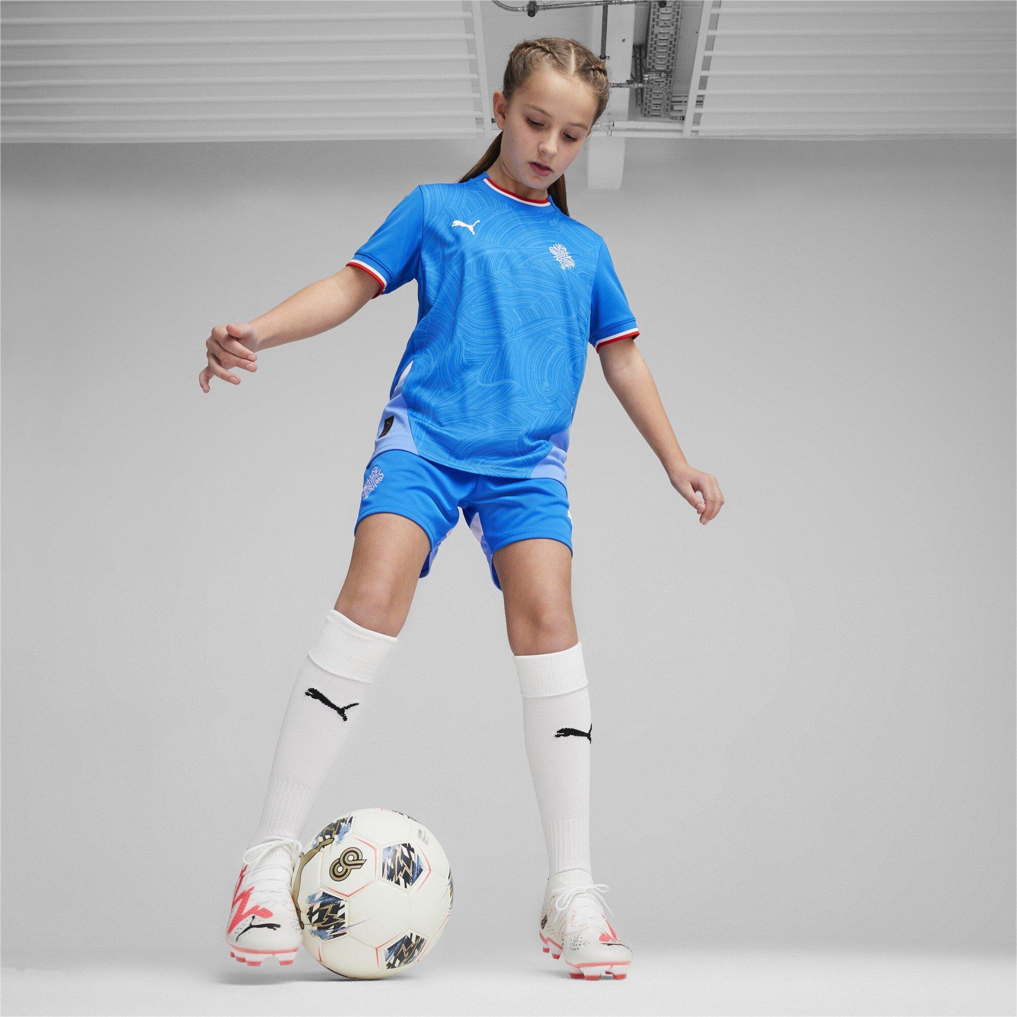 Blue/White - Puma - PUMA Iceland Home Shirt 2024 Juniors - 4