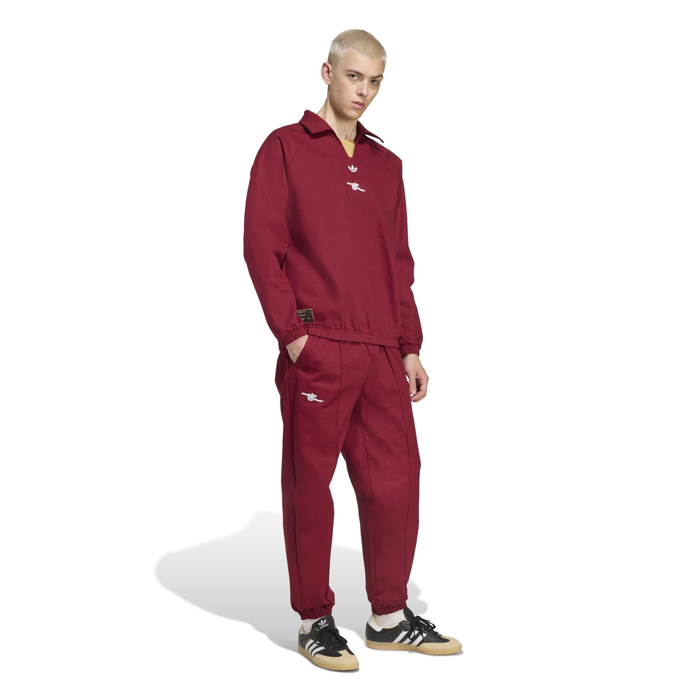 Rosso - adidas - Arsenal Icon Drill Tracksuit Bottoms - 6