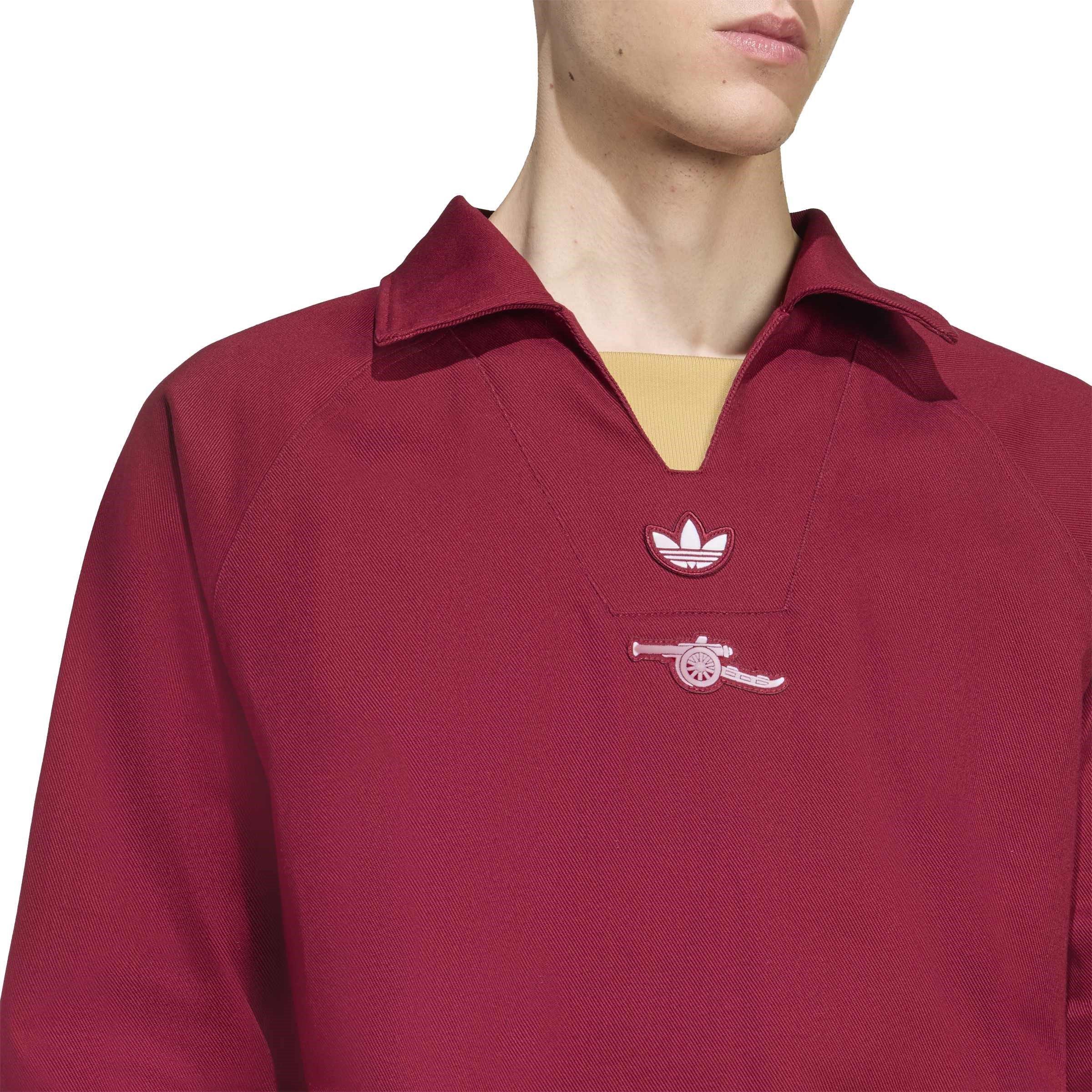Red - adidas - Arsenal Icons Drill Top Mens - 5