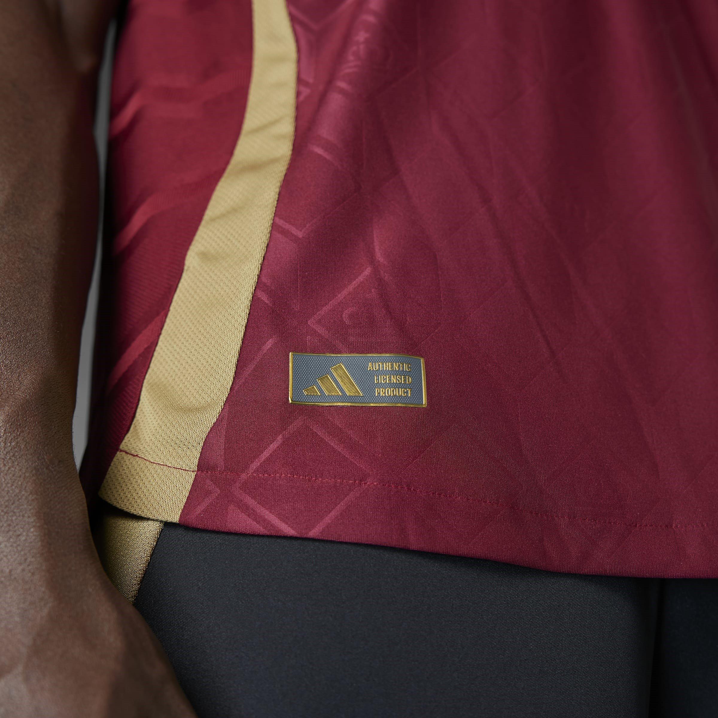 Burgund - adidas - Belgium Authentic Home Shirt 2024 - 15