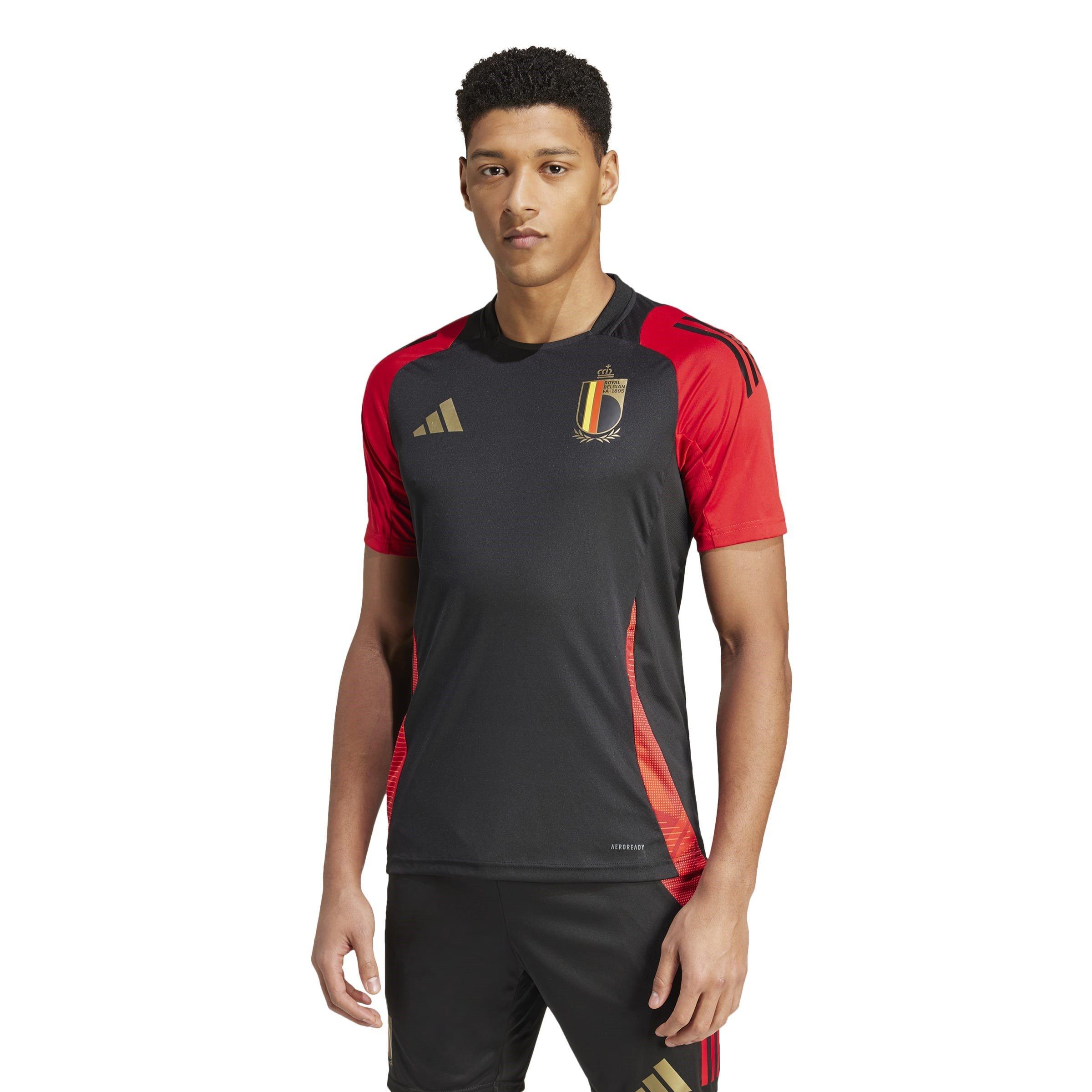 Crna/Scarlet - adidas - Belgium Tiro 24 Competition Training Shirt Adults - 3