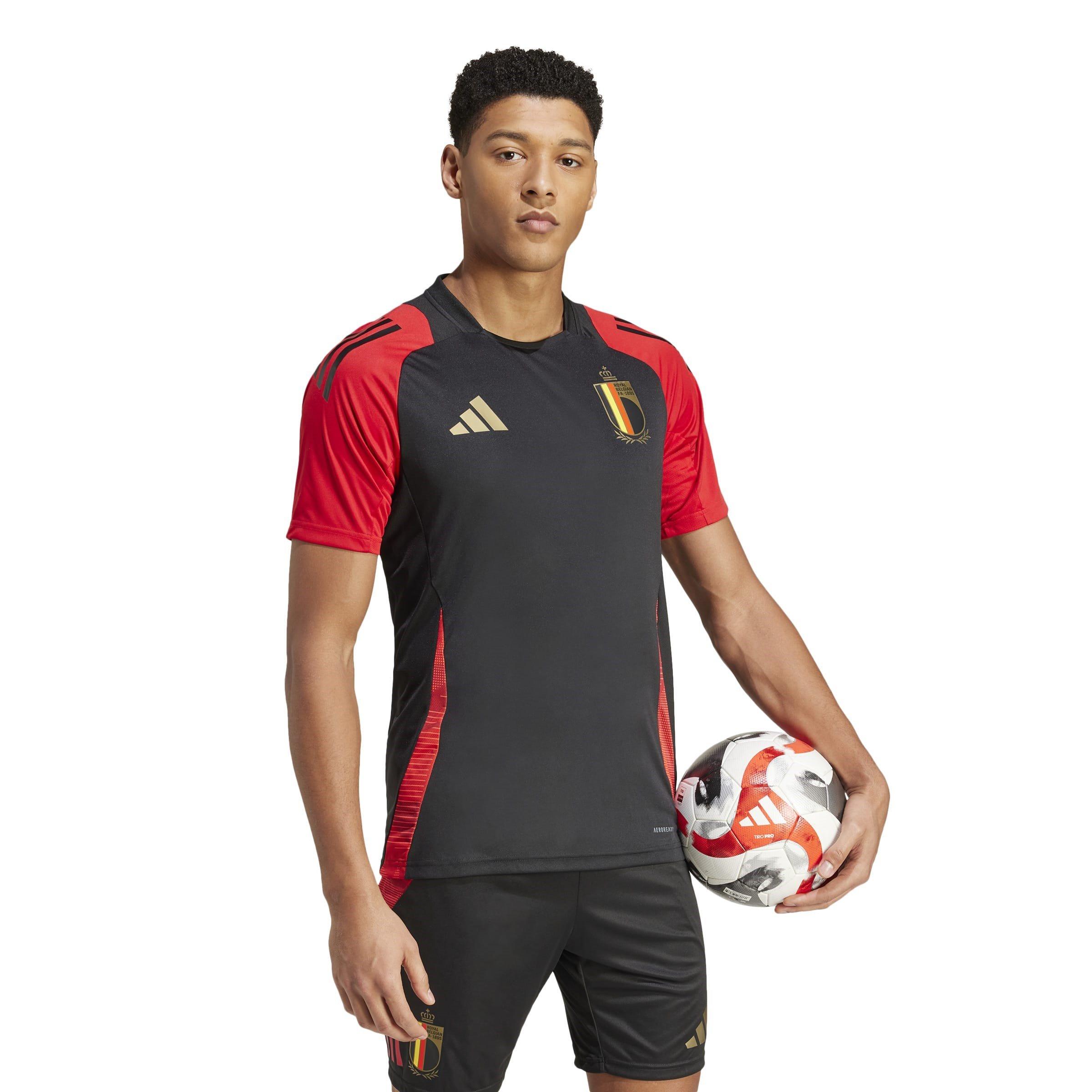 Crna/Scarlet - adidas - Belgium Tiro 24 Competition Training Shirt Adults - 5