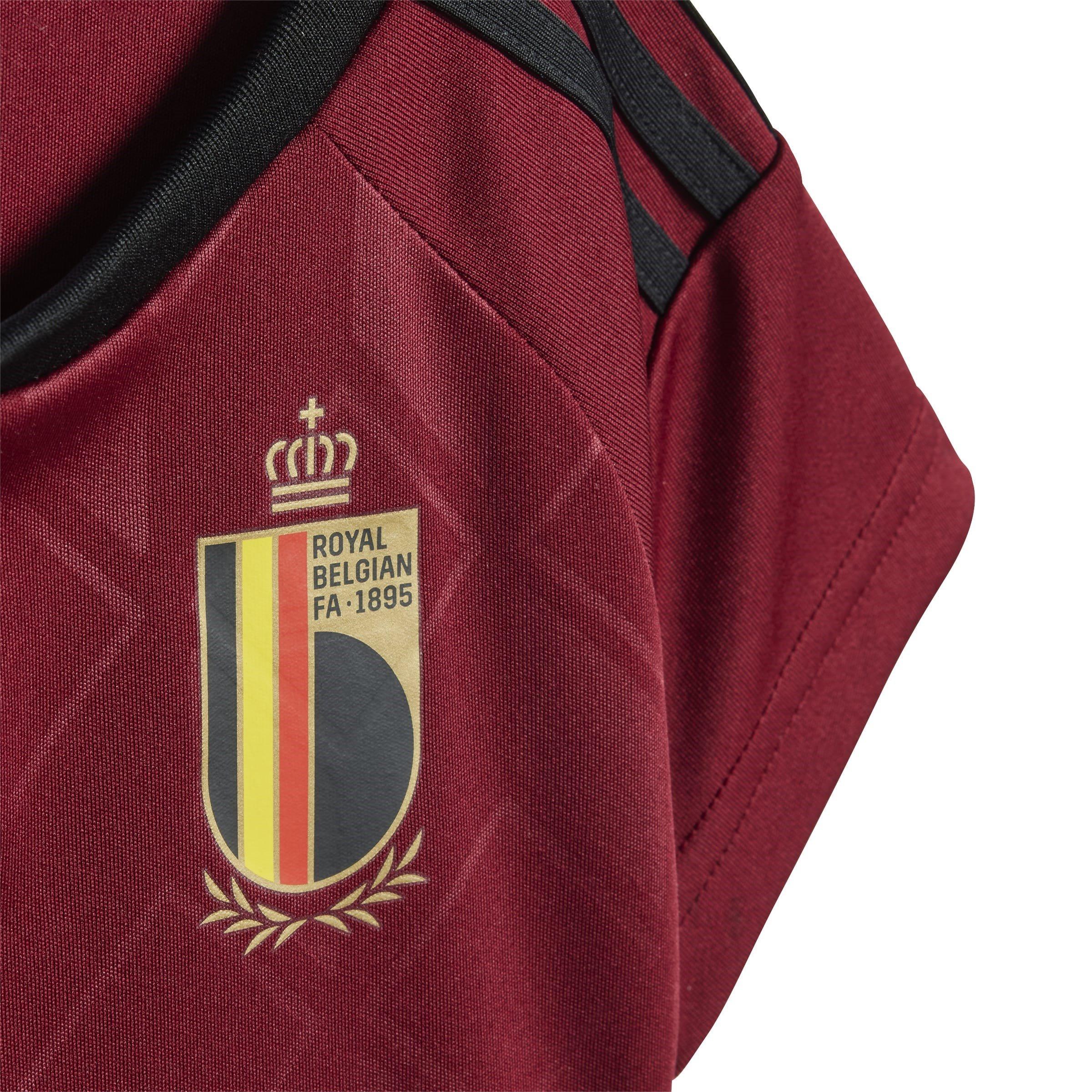 Burgundy - adidas - Belgium Home Babykit 2024 - 5