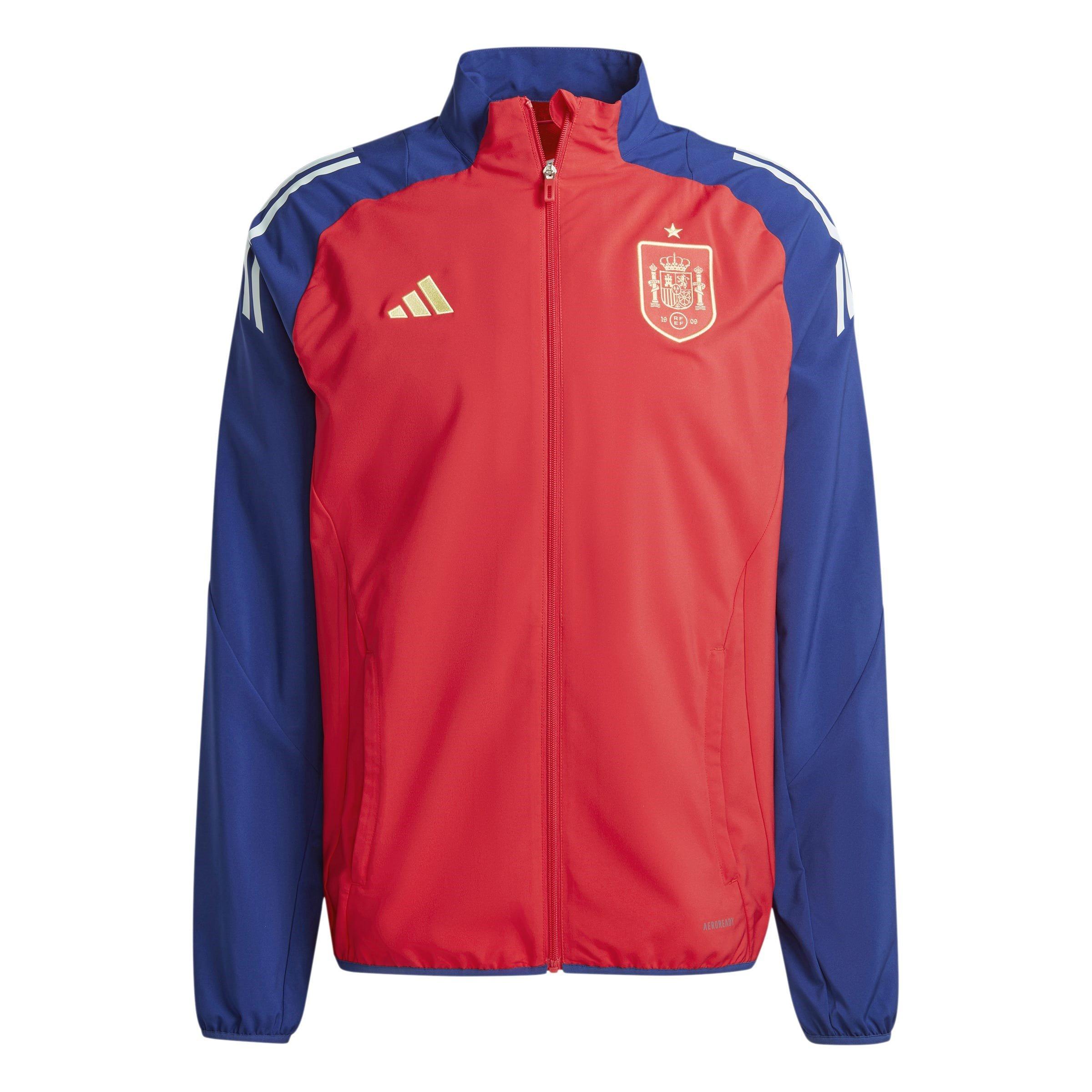 adidas Spain Presentation Jacket 2024 Adults Internationale lizenzierte Trainingsjacken Sports Direct