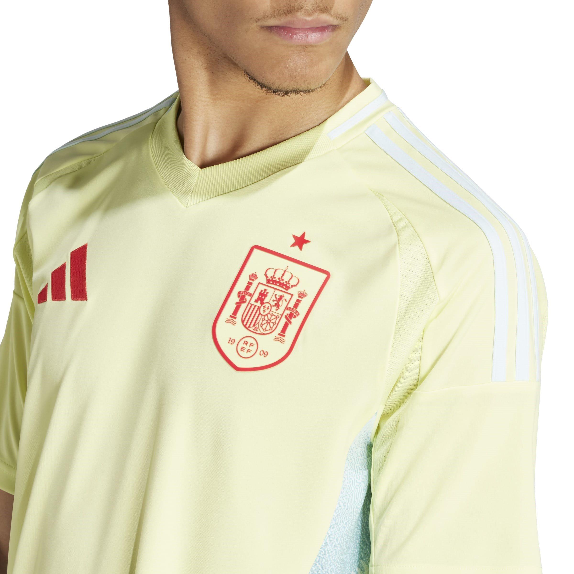 Pulse Yellow - adidas - Spain Away Shirt 2024 Adults - 5