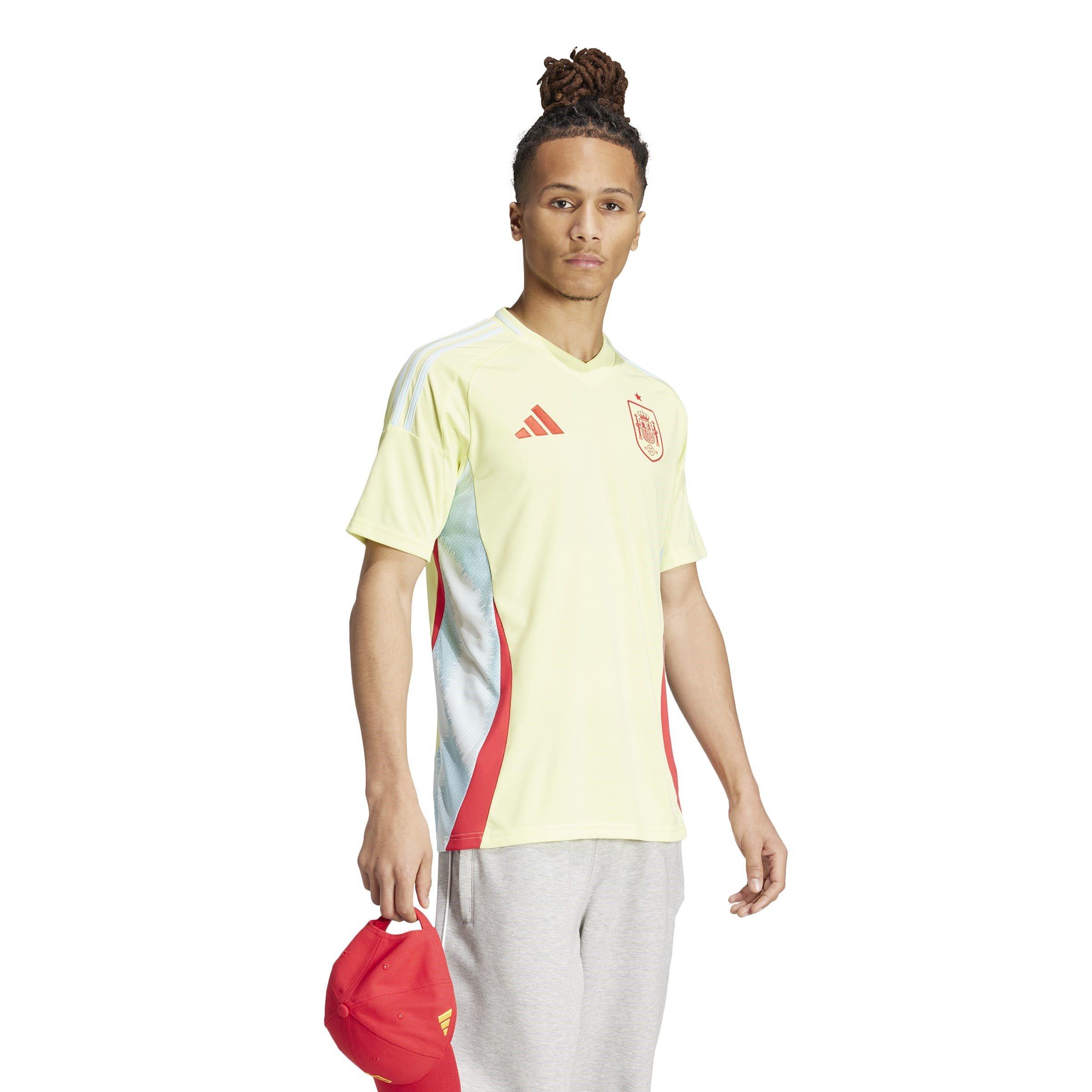 Pulse Yellow - adidas - Spain Away Shirt 2024 Adults - 7