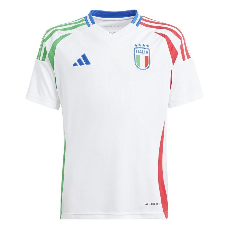 Blanc - adidas - Italy Away Shirt 2024 Juniors - 1