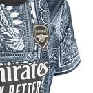 Schwarz/Weiß - adidas - Arsenal x Ian Wright Pre-Match Shirt Boys - 3
