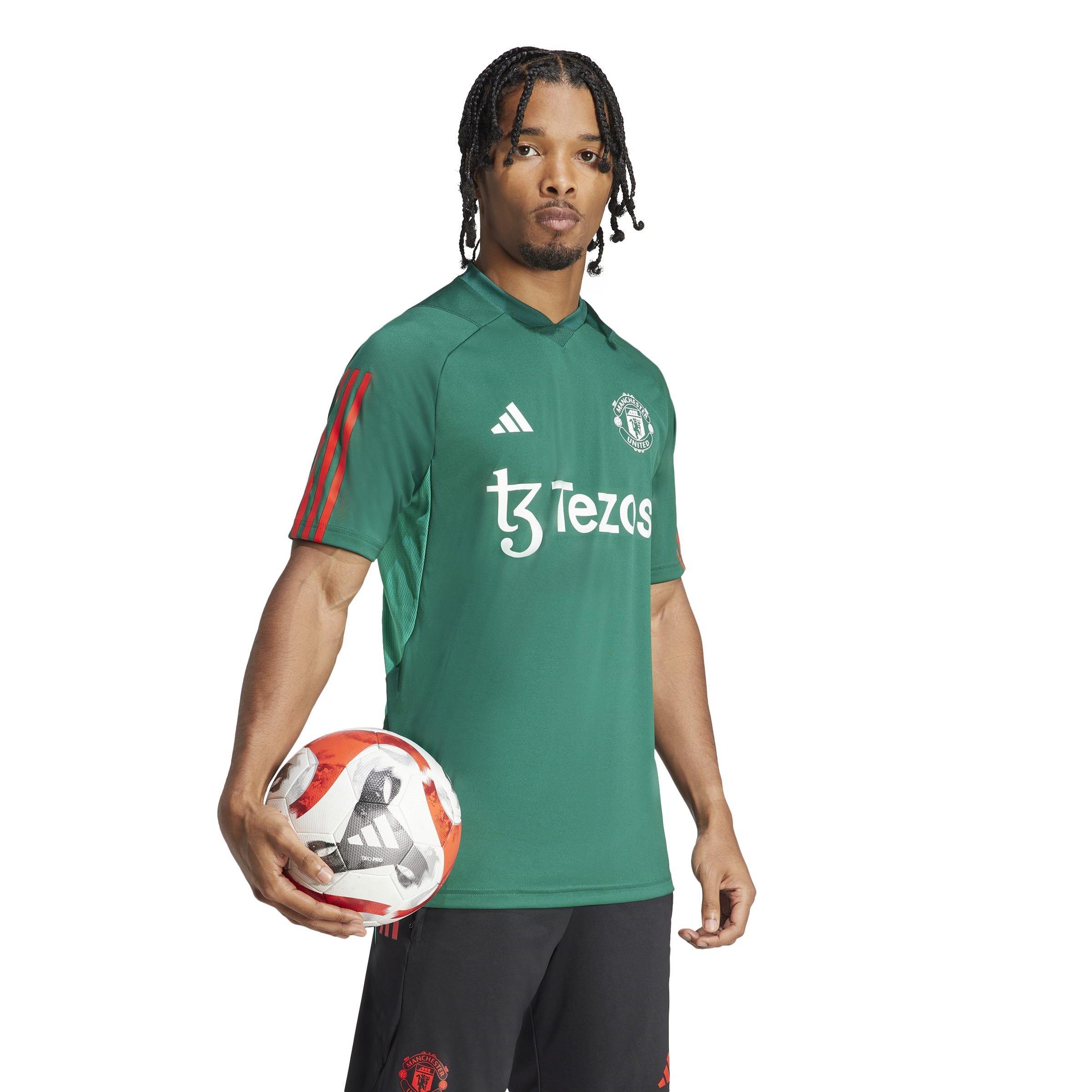 Verde/Vermelho - adidas - Manchester United Tiro 23 Training Jersey 2023 2024 Adults - 5
