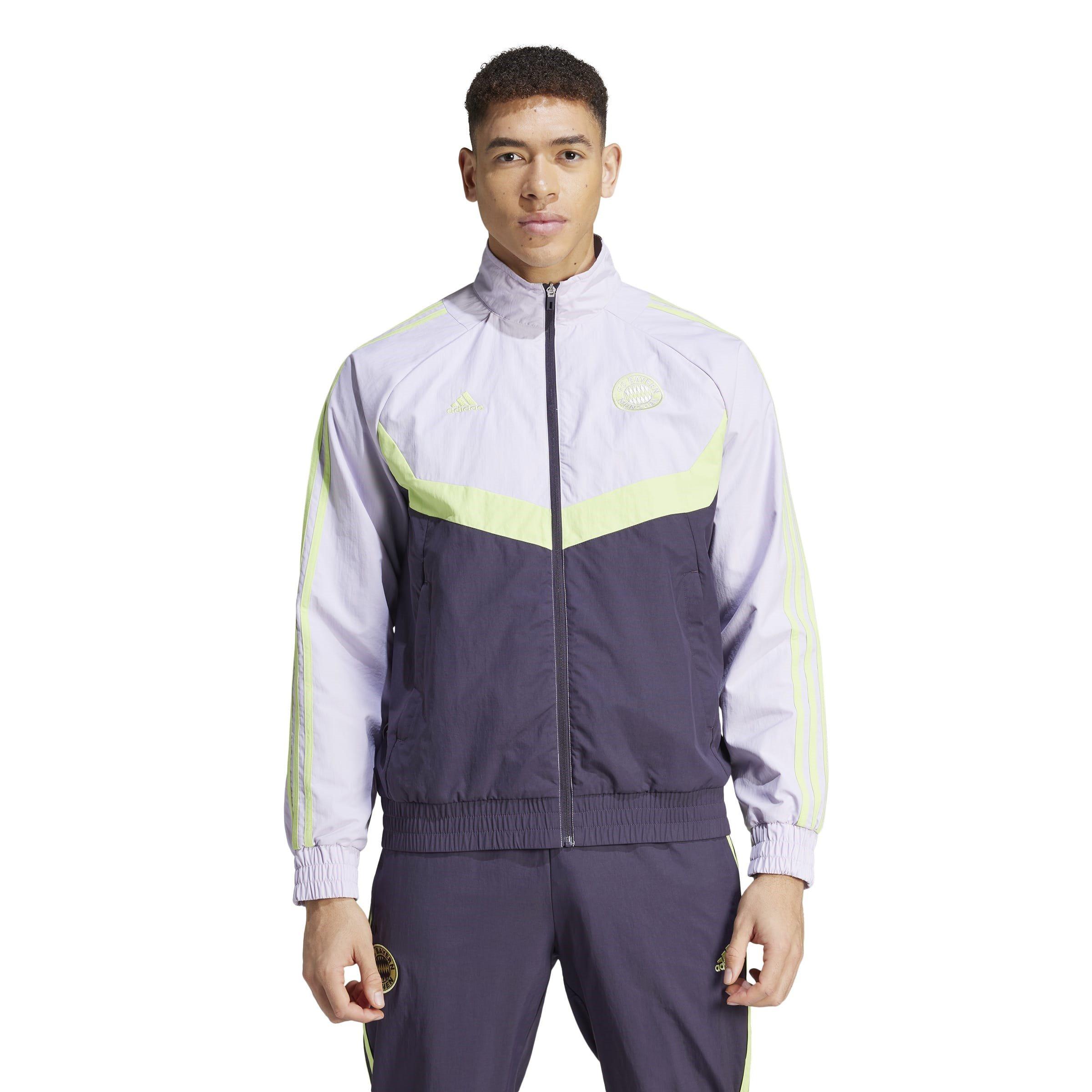 Viola - adidas - FC Bayern Woven Tracksuit Top 2023 2024 Adults - 3