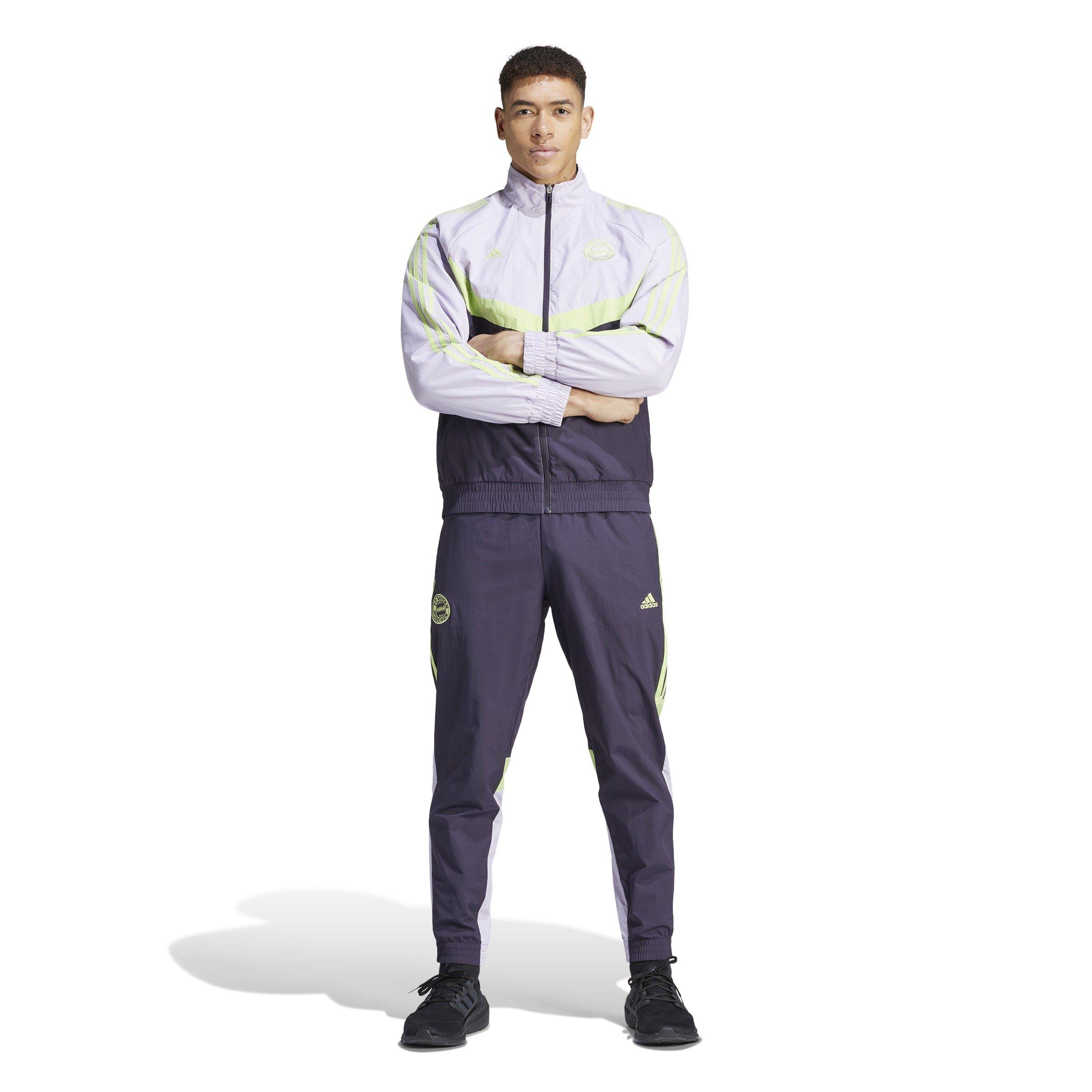 Viola - adidas - FC Bayern Woven Tracksuit Top 2023 2024 Adults - 7