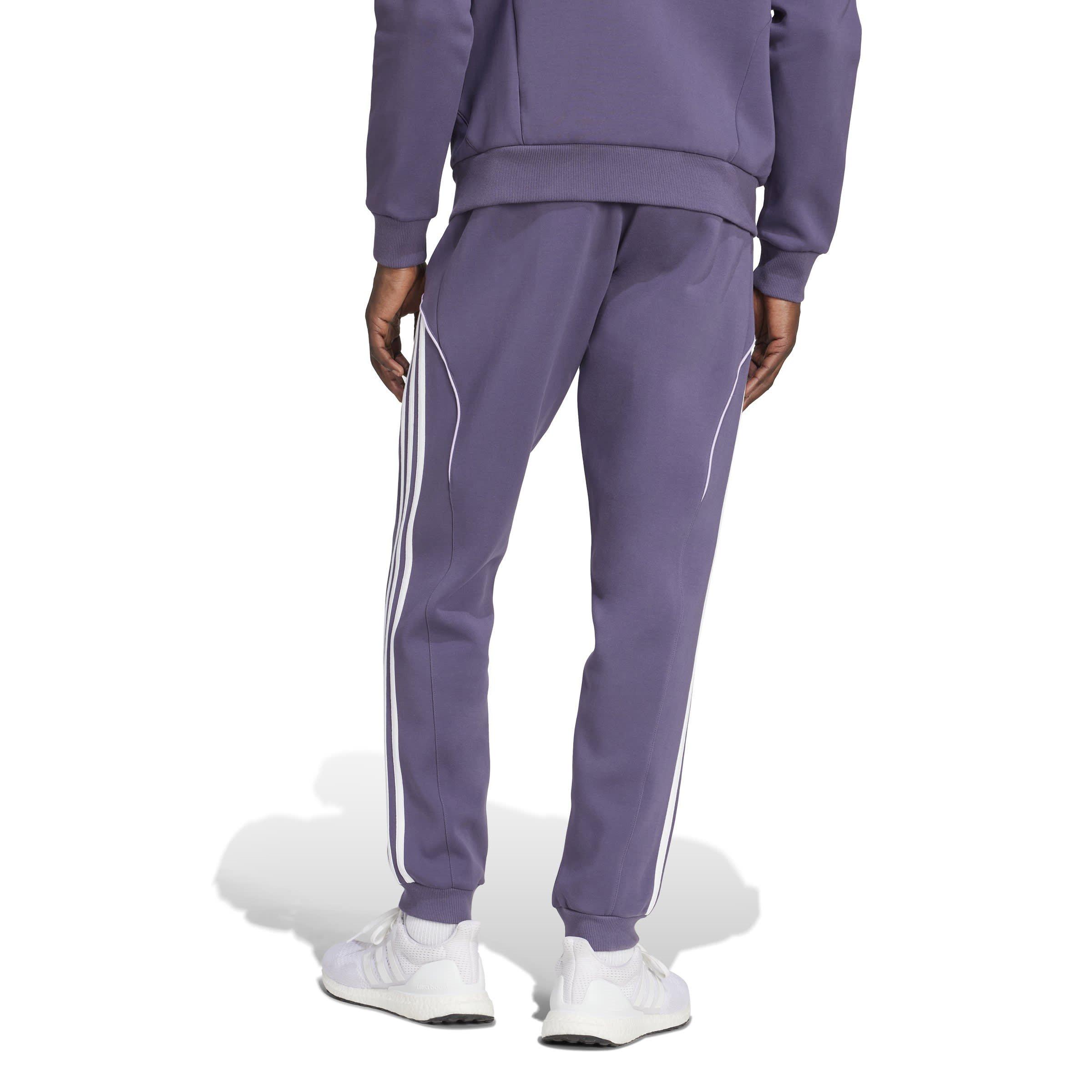 Purple - adidas - Manchester United UBP Doubleknit Tracksuit Bottoms Mens - 3
