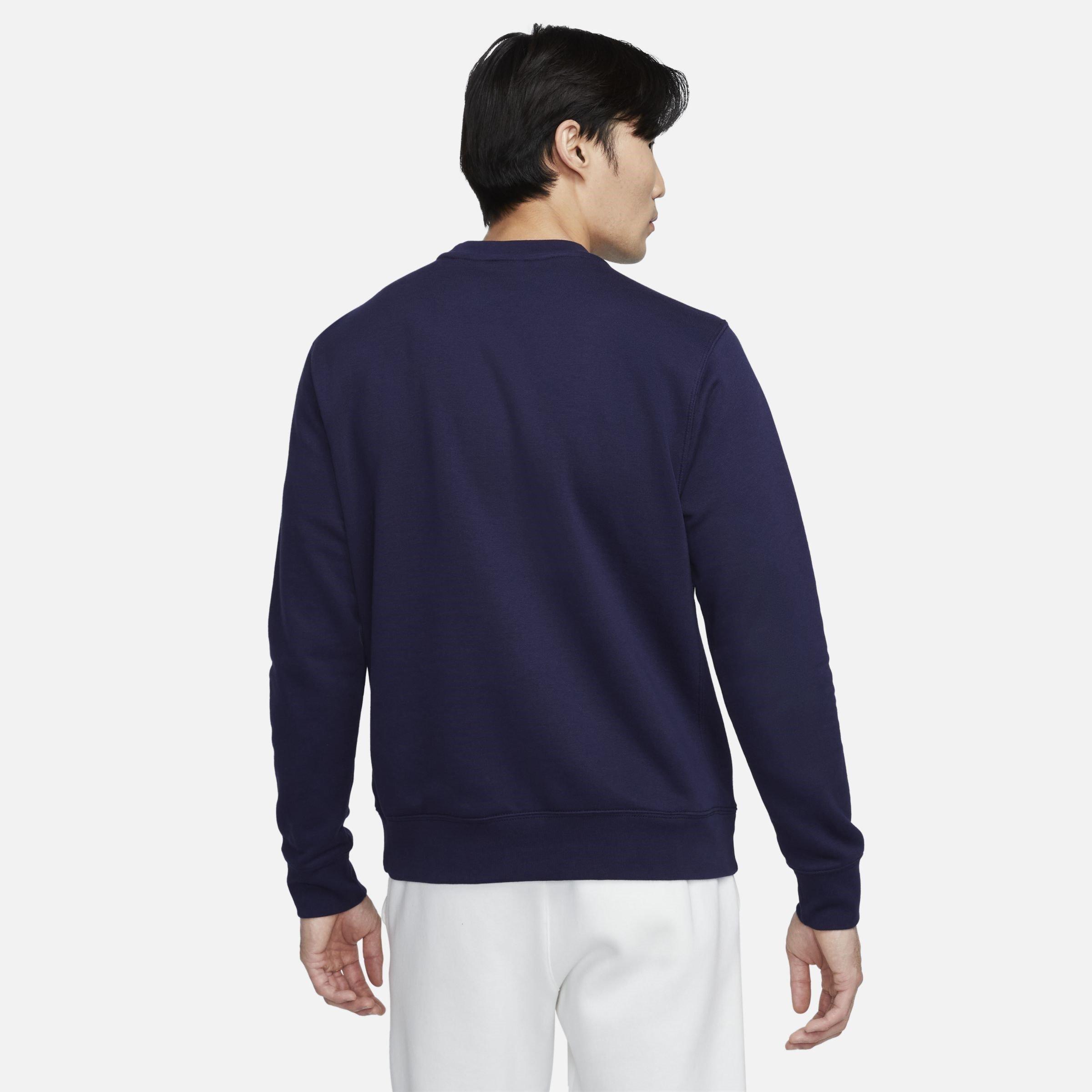 BLACKENED BLUE/ - Nike - Saint-Germain Club Men's French Terry Crew-Neck Sweatshirt - 2