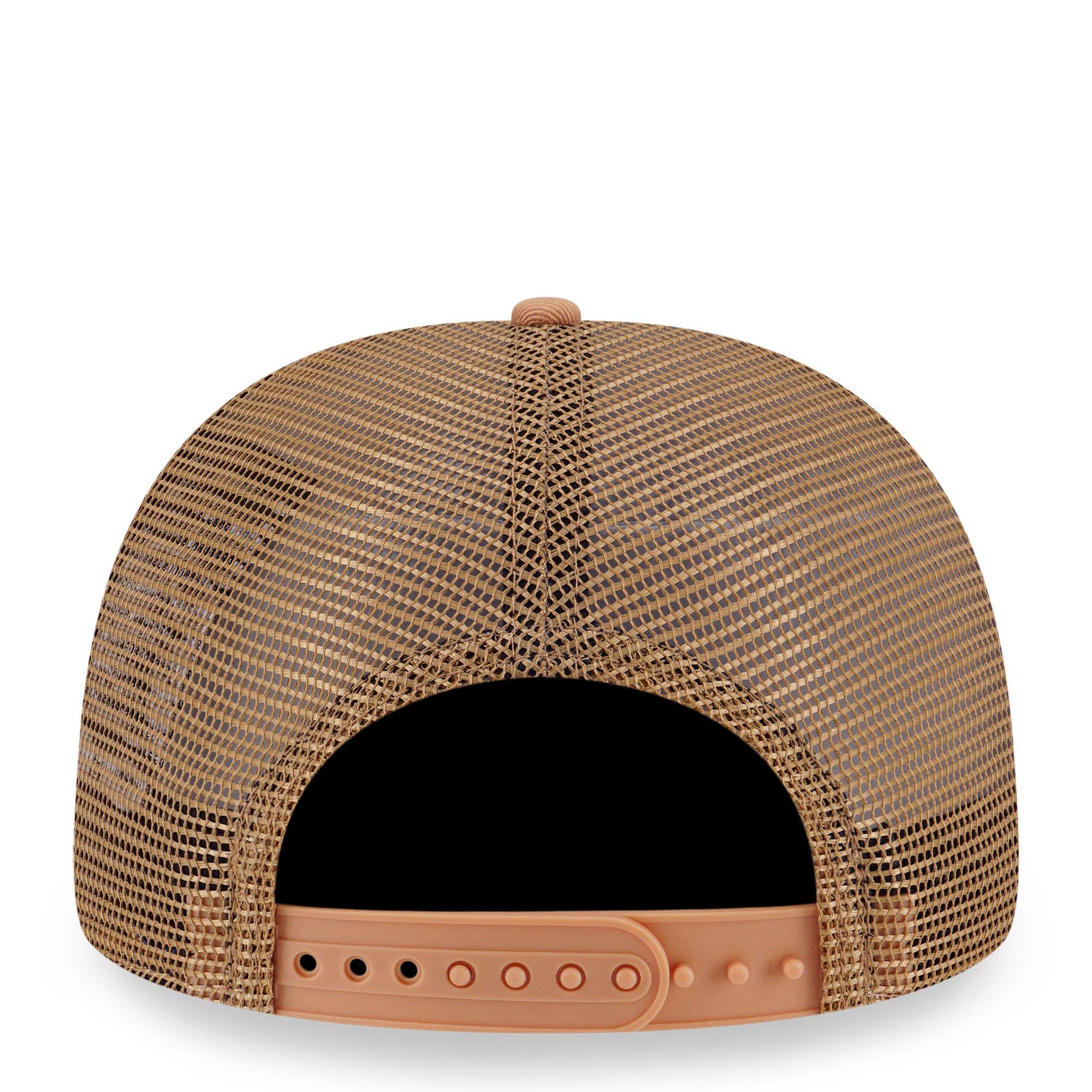 DEEP SAND - New Era - 9FORTY A-Frame Los Angeles Dodgers MLB Metal Badge Trucker Cap - 3