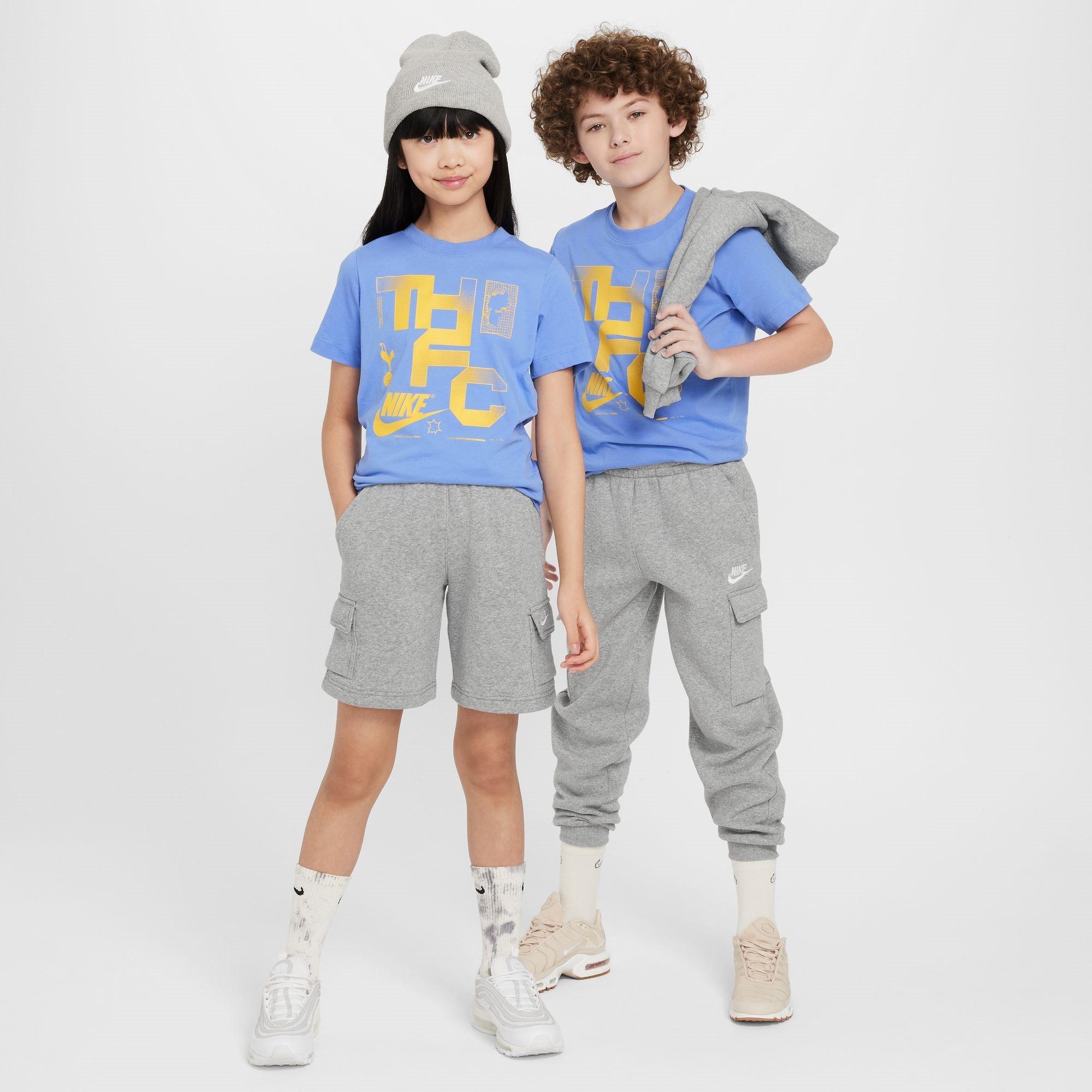 Azul - Nike - Tottenham Hotspur Futura T-Shirt 2024 2025 Juniors - 4