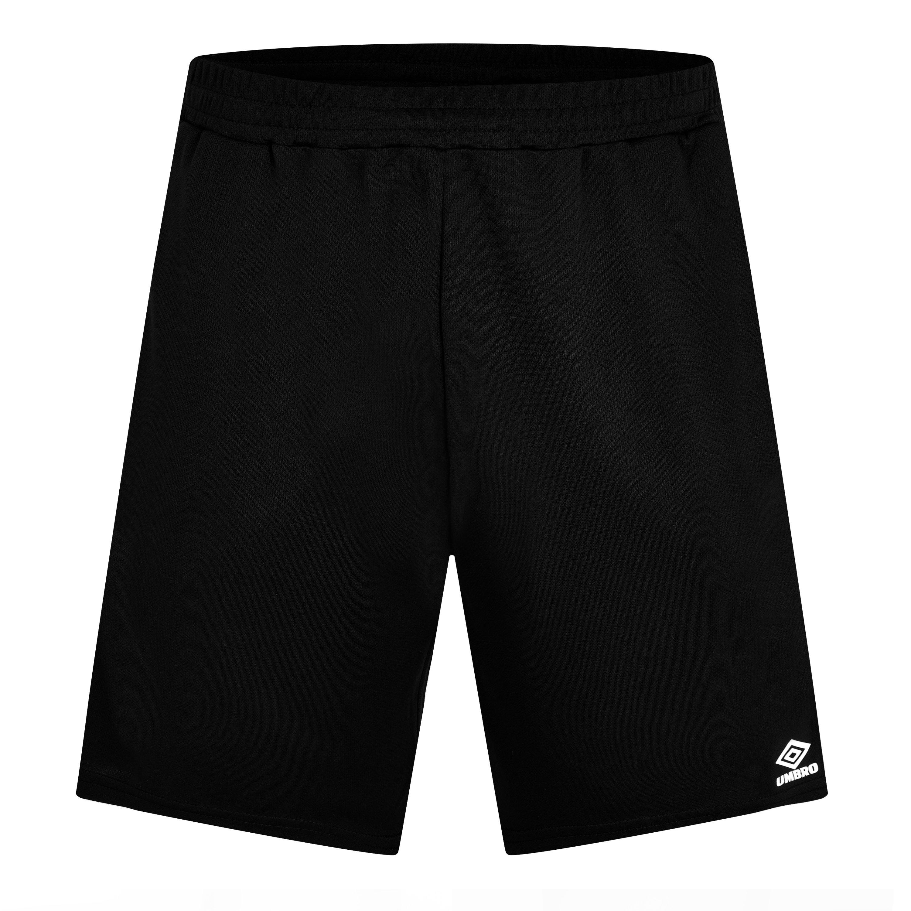 Zwart/Wit - Umbro - Men's Festival Poly Football Shorts - 1