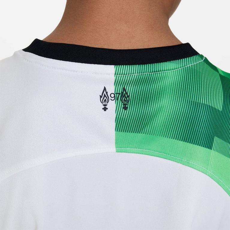 Blanco/Verde - Nike - Liverpool FC Away Shirt 2023 2024 Juniors - 8