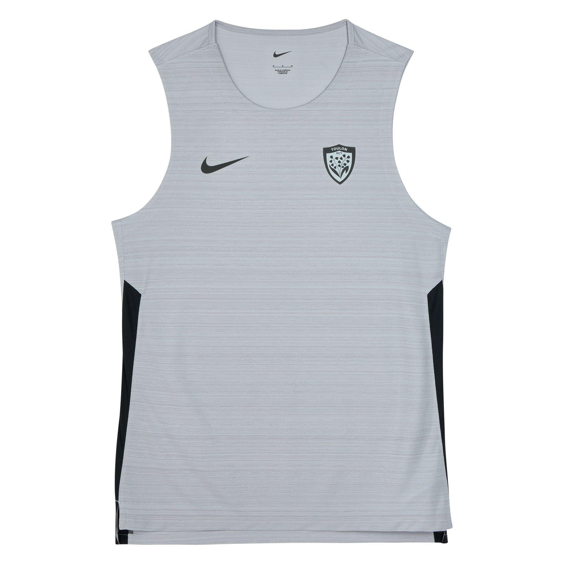 Wolf Grey/Blk - Nike - RC Toulon Training Vest 25/26 Mens - 3