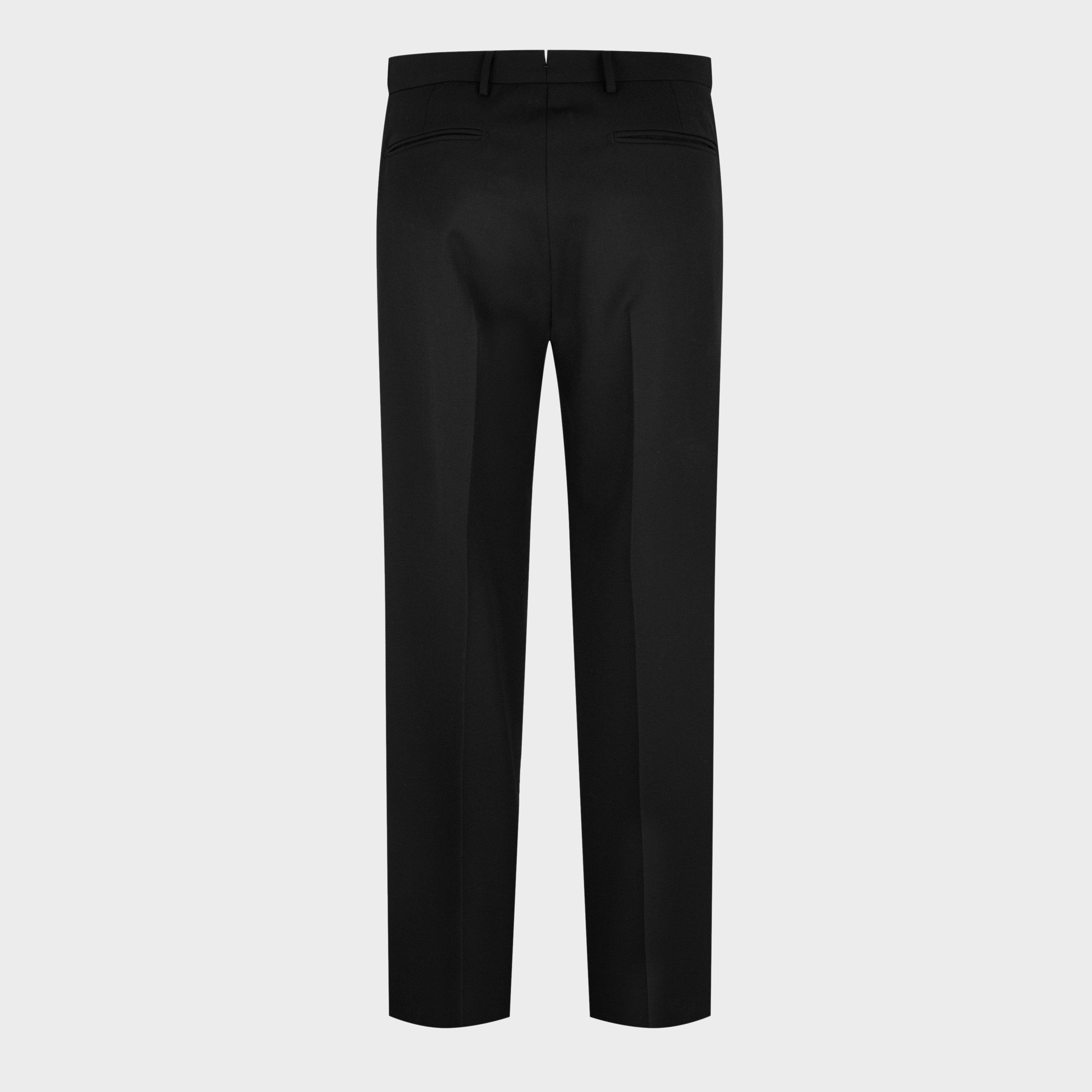 Black - Prada - Wool Trousers - 2