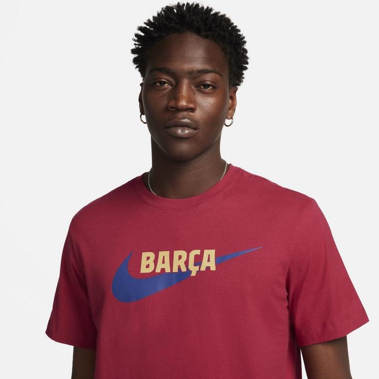 Rouge - Nike - FC Barcelona Swoosh Men's  T-Shirt - 3